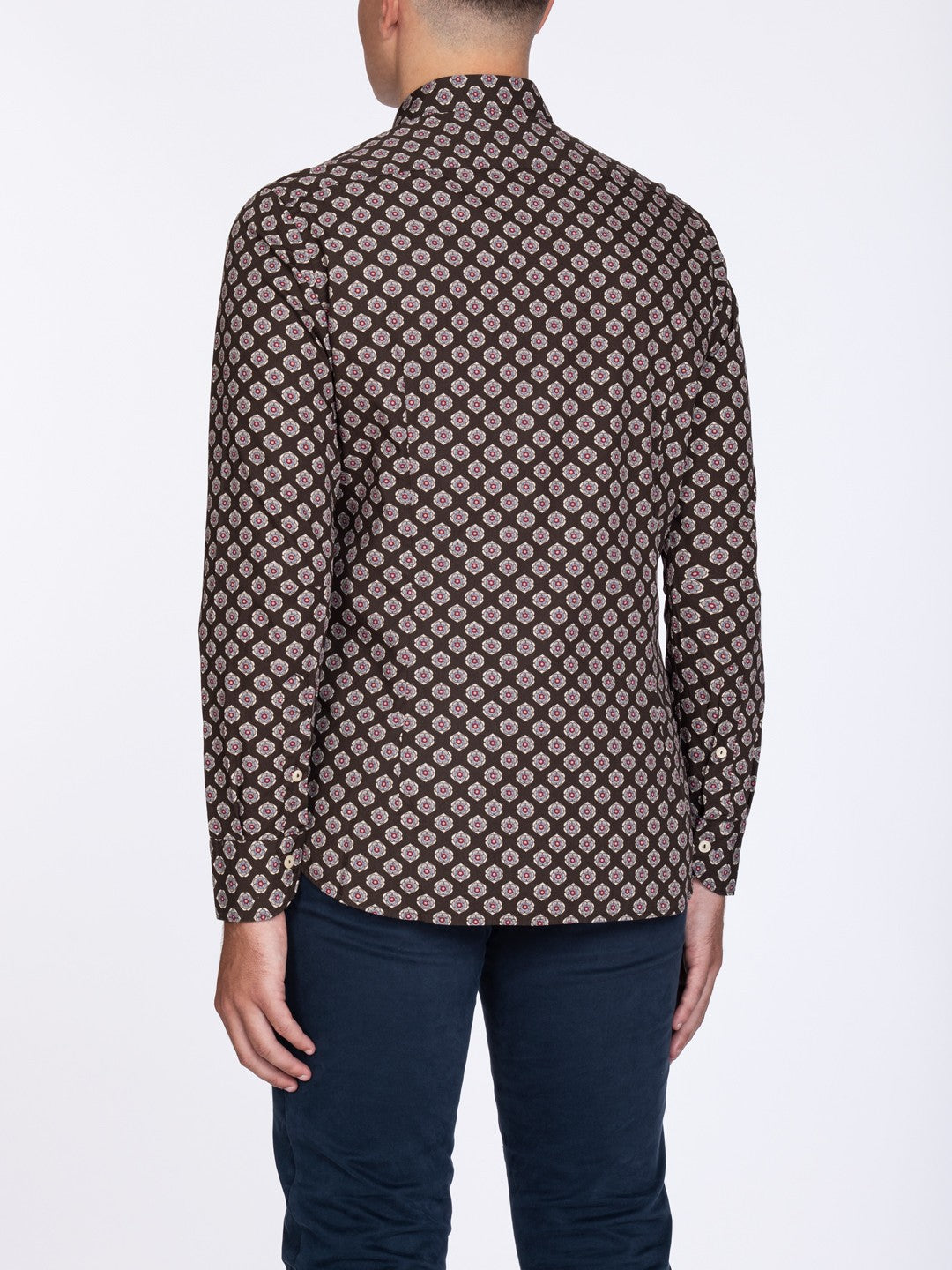 Camisa Tintoria Mattei Estampada 1U29NJWFR2 75 TINTORIA MATTEI