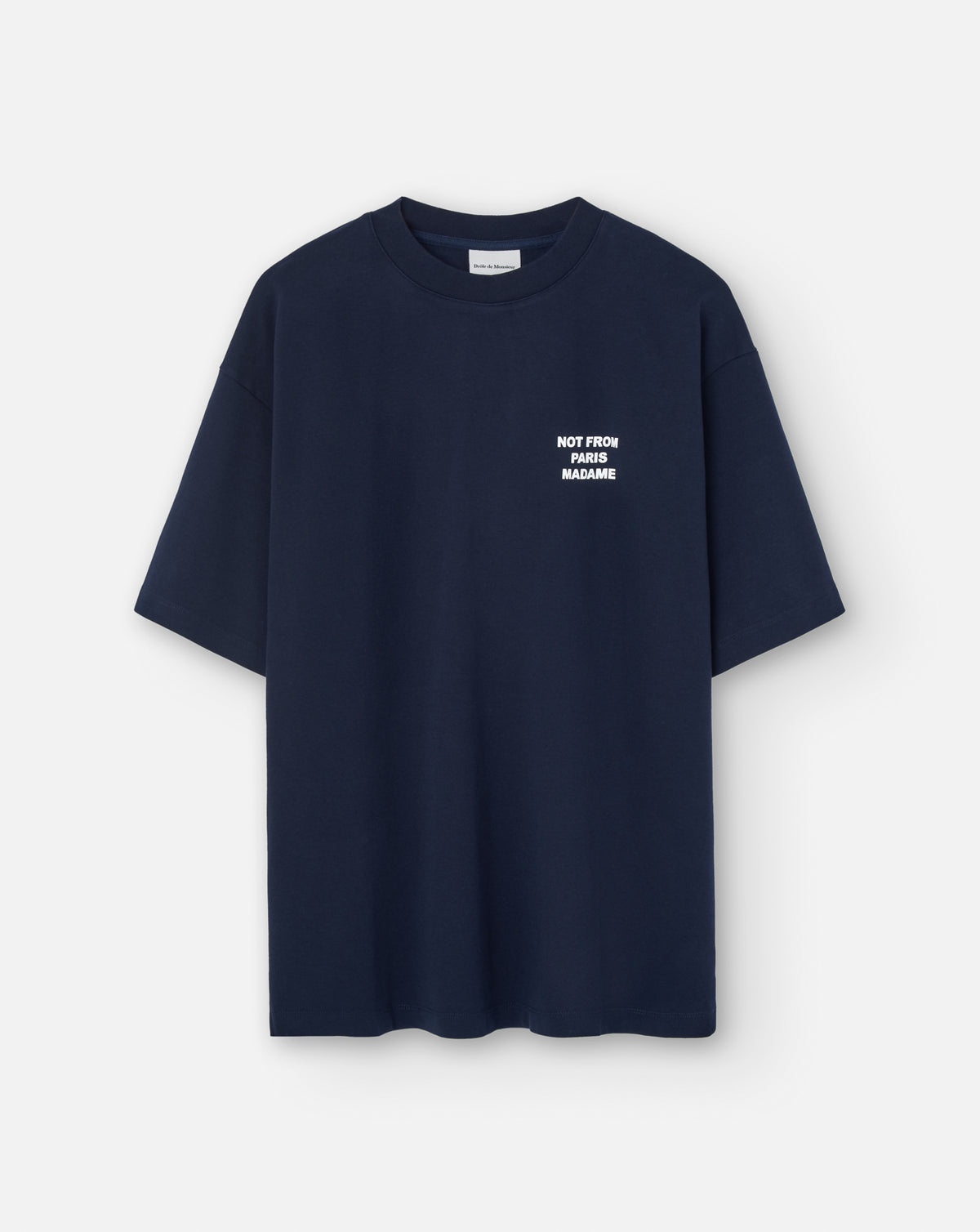 Camiseta Drole de Monsieur Bold Slogan TS203 CO002 NAVY DROLE DE MONSIEUR