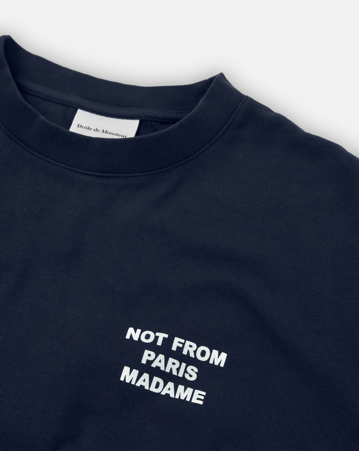 Camiseta Drole de Monsieur Bold Slogan TS203 CO002 NAVY DROLE DE MONSIEUR