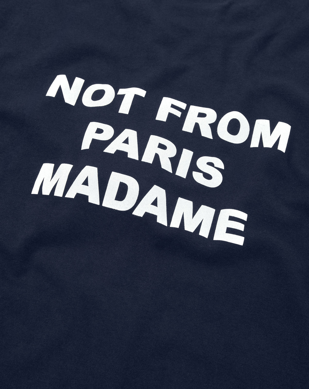 Camiseta Drole de Monsieur Bold Slogan TS203 CO002 NAVY DROLE DE MONSIEUR