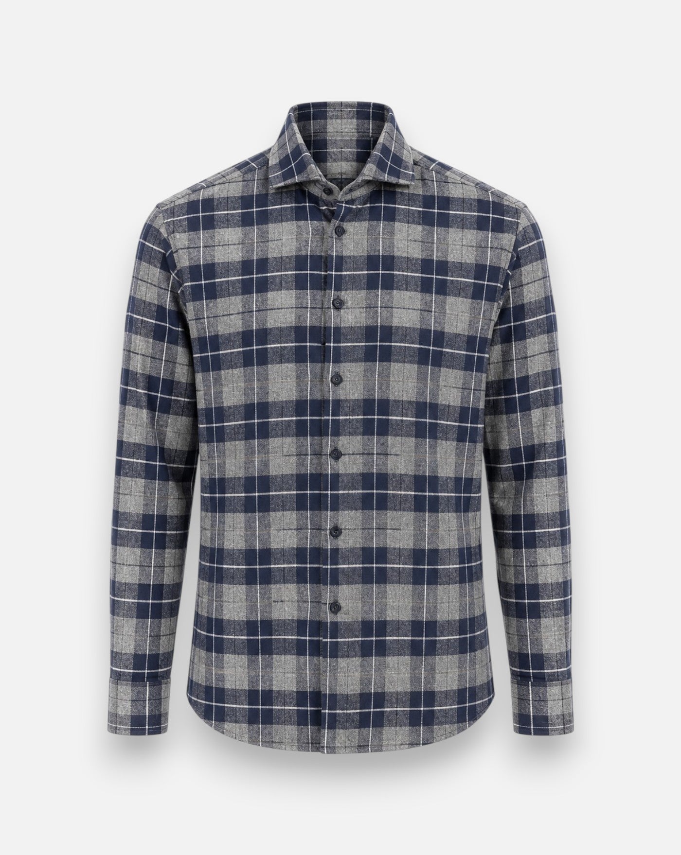 Camisa Bastoncino Cuadros B4458 NAVY/GREY BASTONCINO