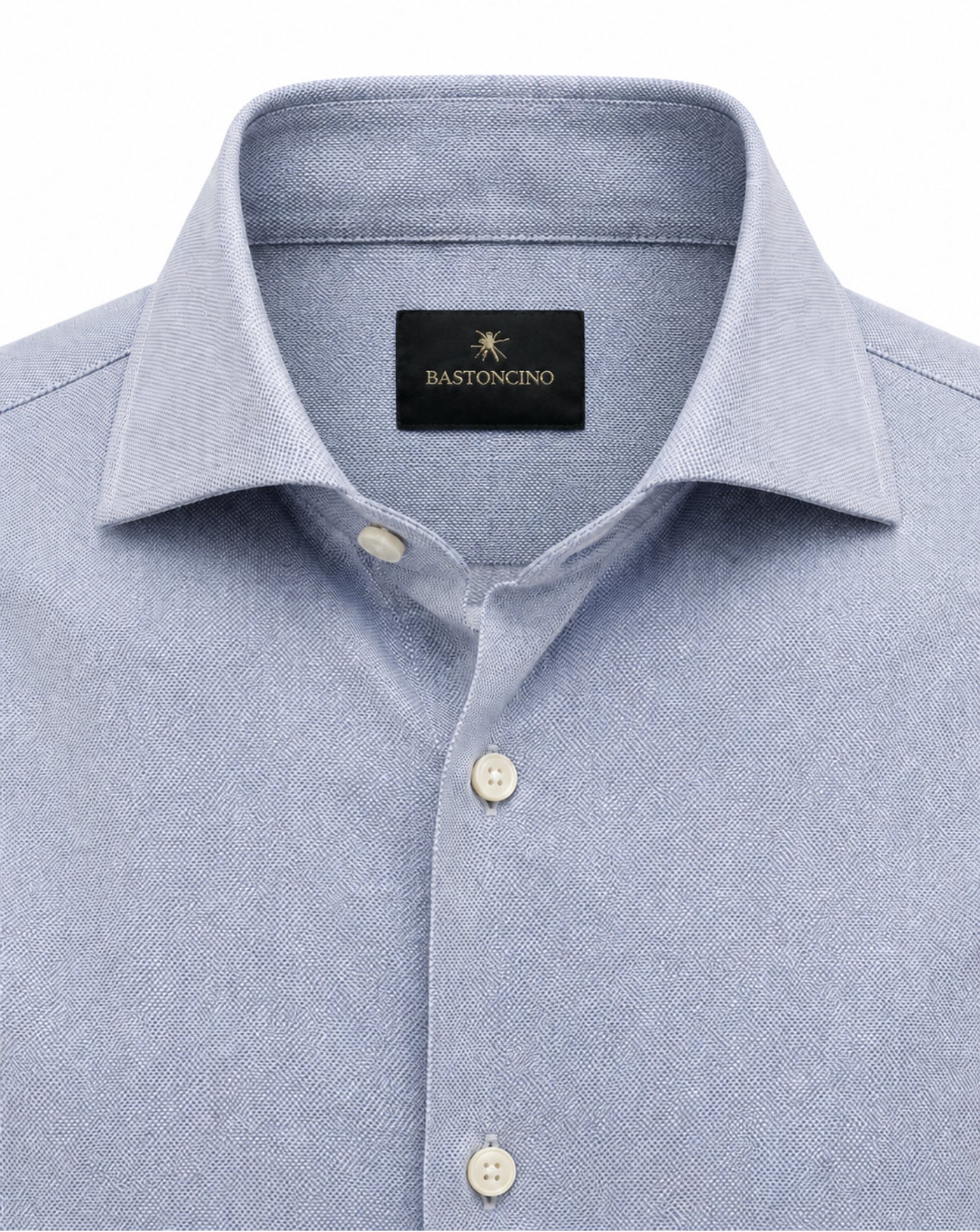 Camisa Bastoncino Microdibujo B4515 BLUE BASTONCINO