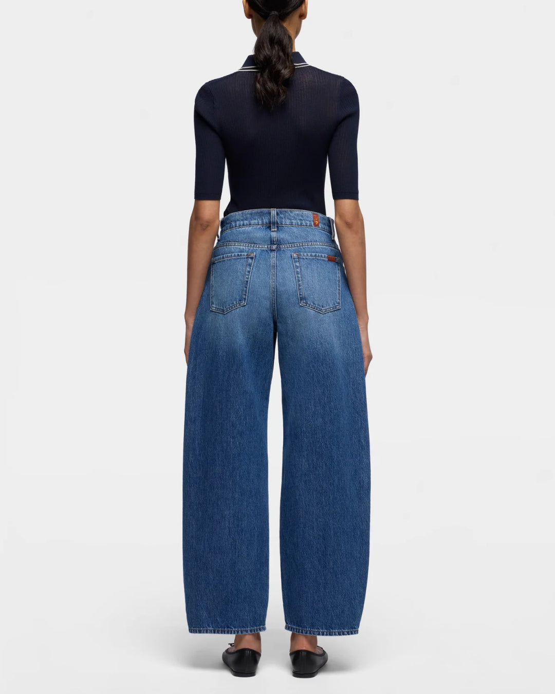 Denim 7 for all Mankind Bonnie Curvilinear<BR/> 7UF70E52 3NW 7 FOR ALL MANKIND