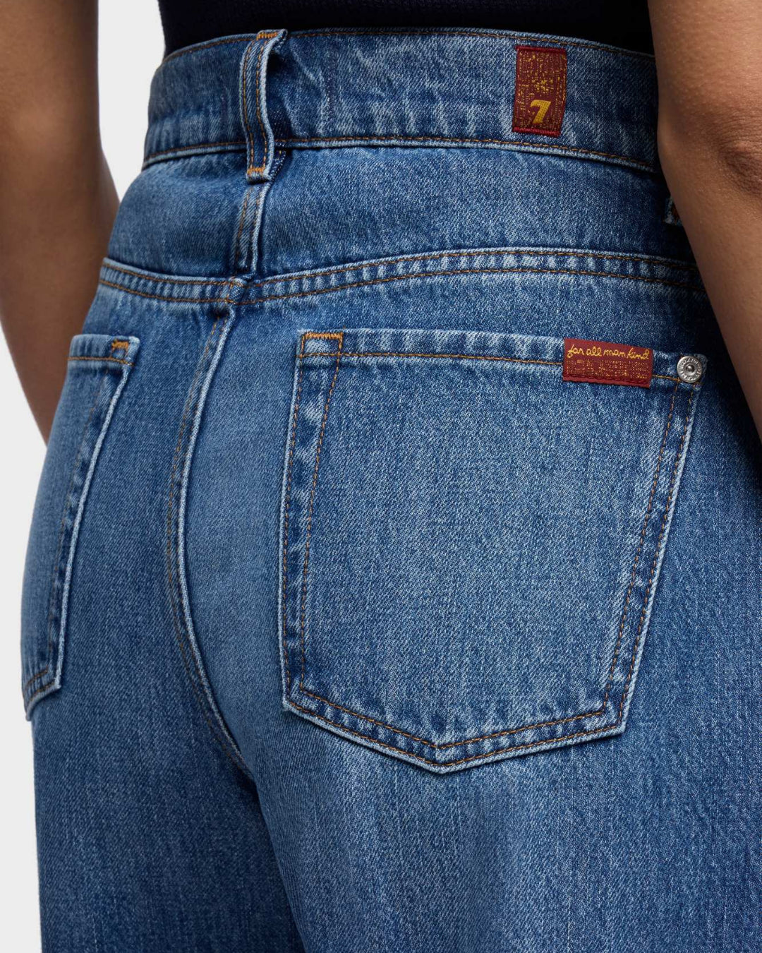 Denim 7 for all Mankind Bonnie Curvilinear<BR/> 7UF70E52 3NW 7 FOR ALL MANKIND
