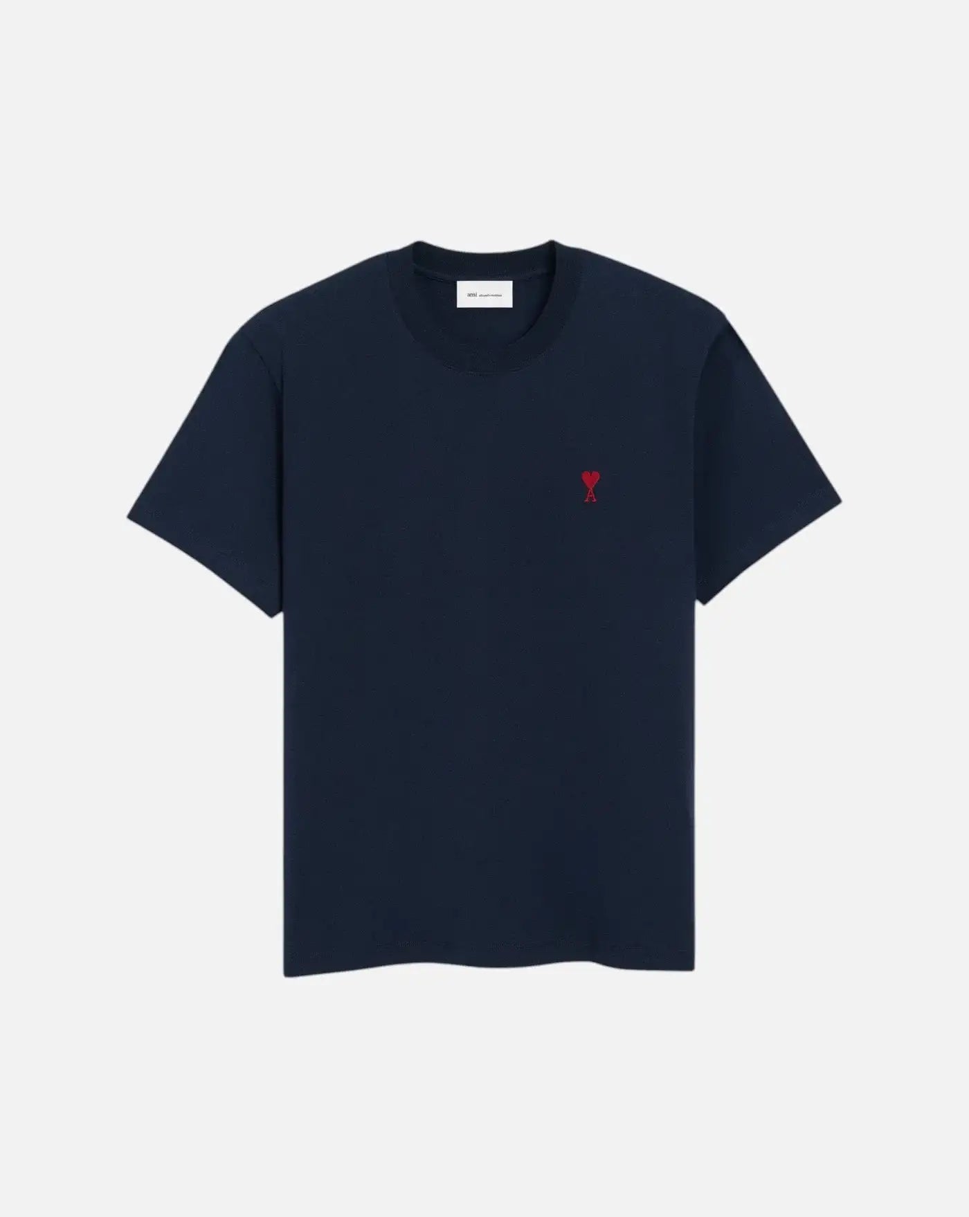 Camiseta Ami Paris with Red Ami de Coeur BFUTS035 724 430 NIGHT BLUE AMI PARIS