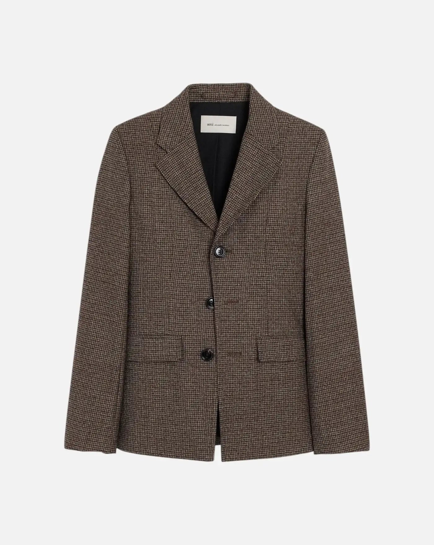 Chaqueta Ami Paris Fitted Jacket FBV771WV0219 A256 CHOCOLATE AMI PARIS