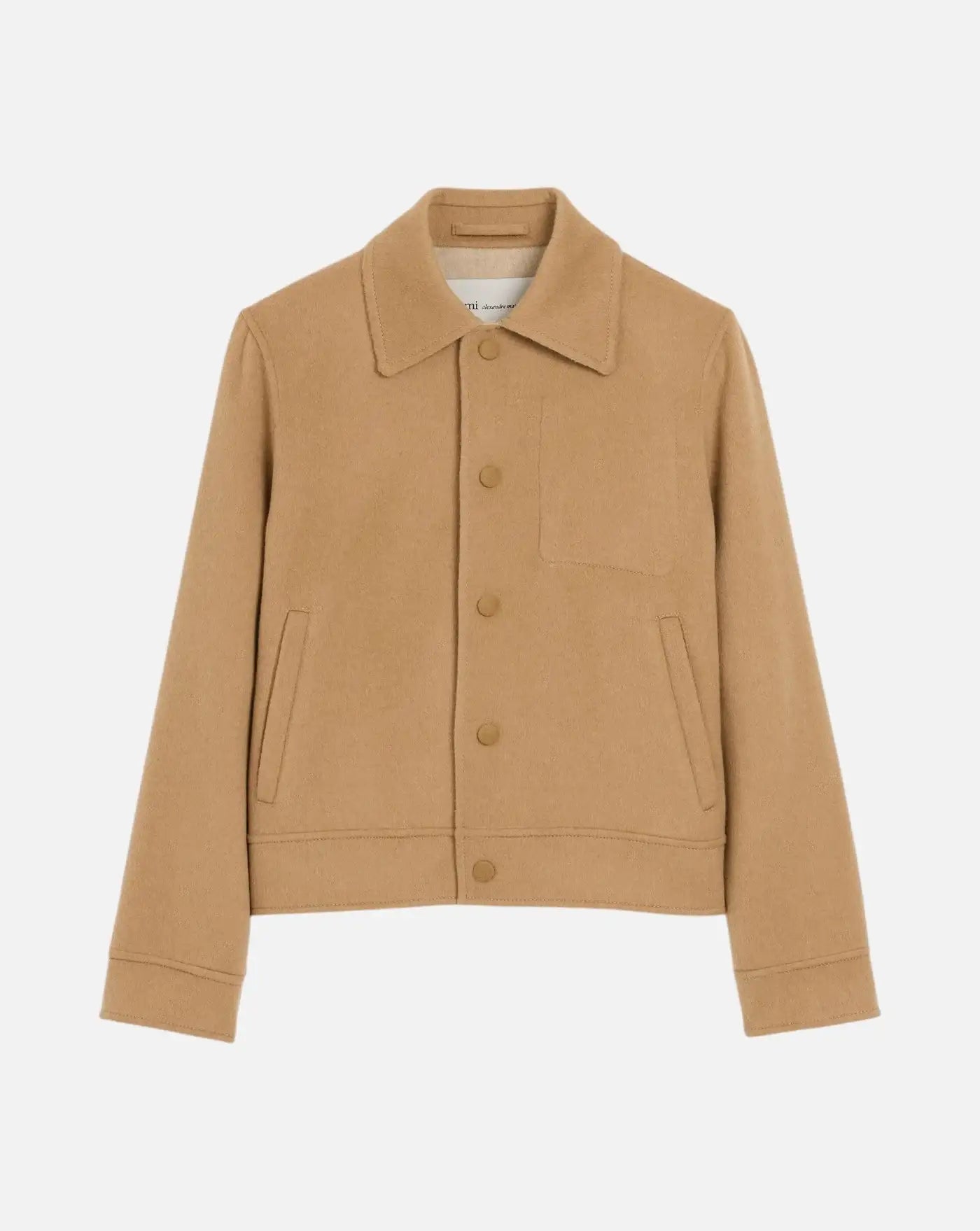 Chaqueta Ami Paris Boxy Buttoned FJK265WV0217 A298 MASTICBEIG AMI PARIS