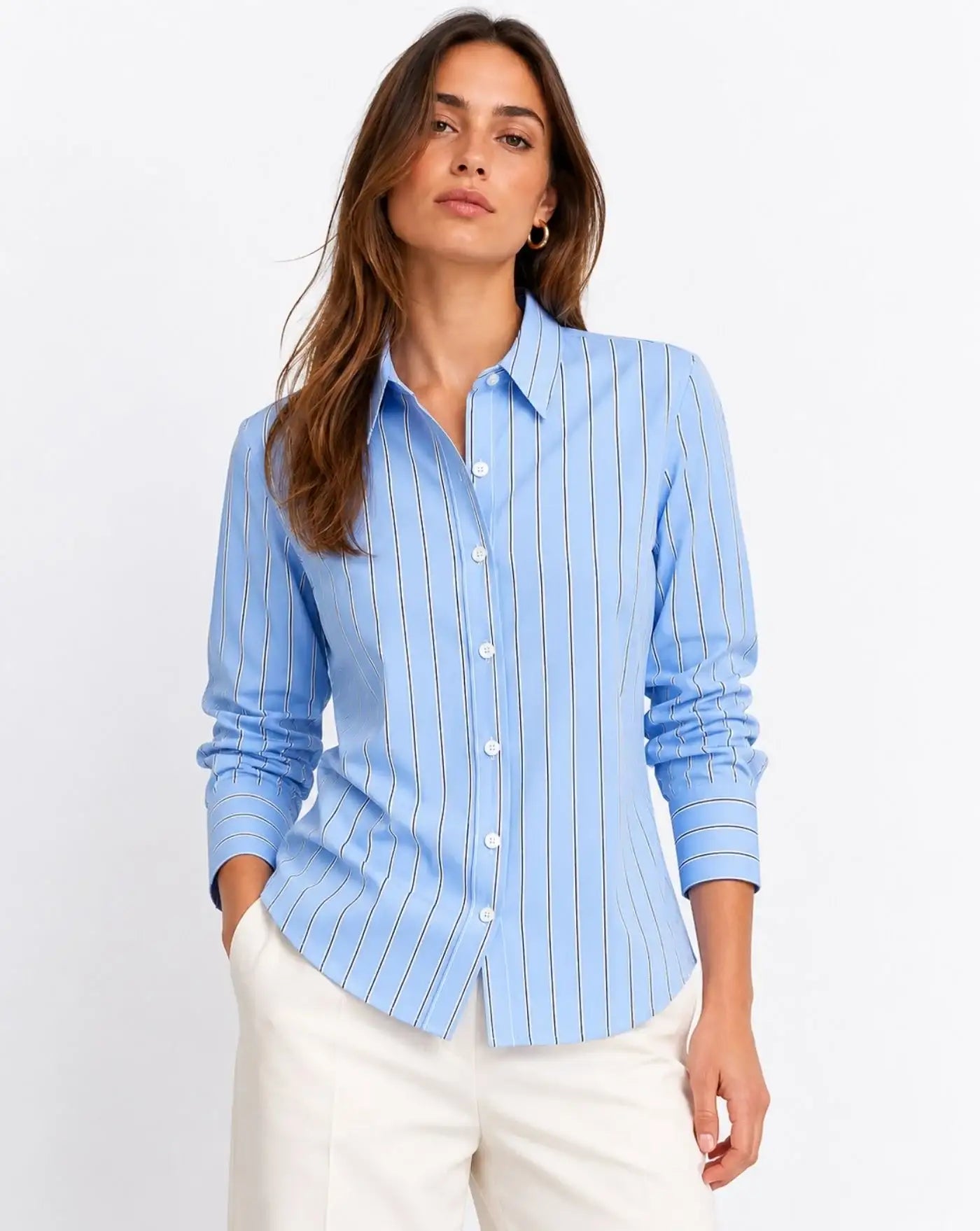 Camisa Ami Paris Adjusted With Brushed Ami De Coeur At Back FSH866CO0249 A232 CASHMERE AMI PARIS