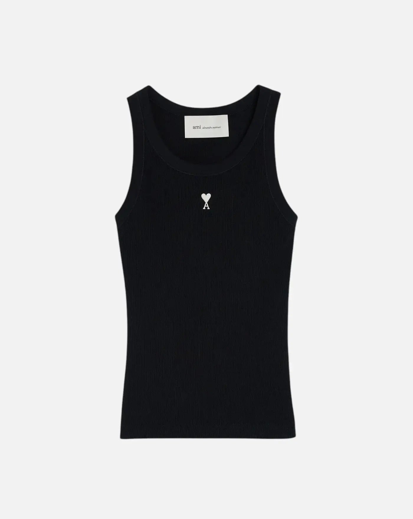 Top Ami Paris Tanktop Quota FTP811JE0117 045 BLACK/WHITE CREAM AMI PARIS