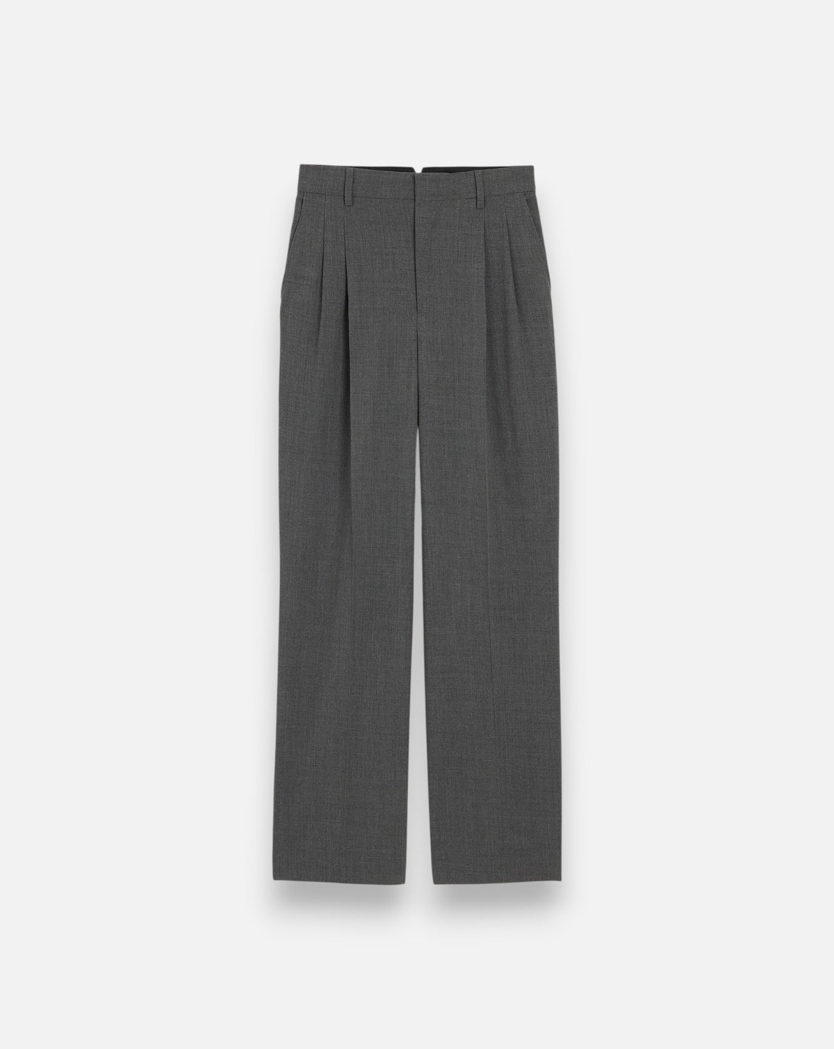 Pantalones Ami Paris High Waist Wide FTR858WV0211 A189 CARBON GREY AMI PARIS
