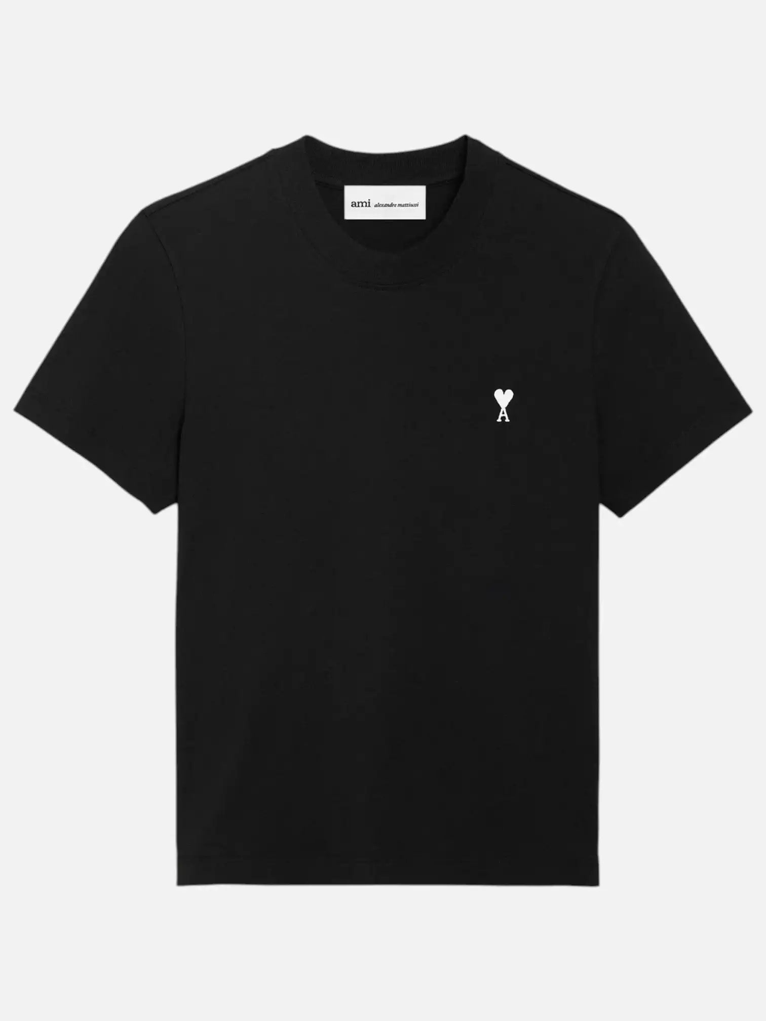 Camiseta Ami Paris Ami de Coeur FTS347724 045 BLACK/WHITE CREAM AMI PARIS