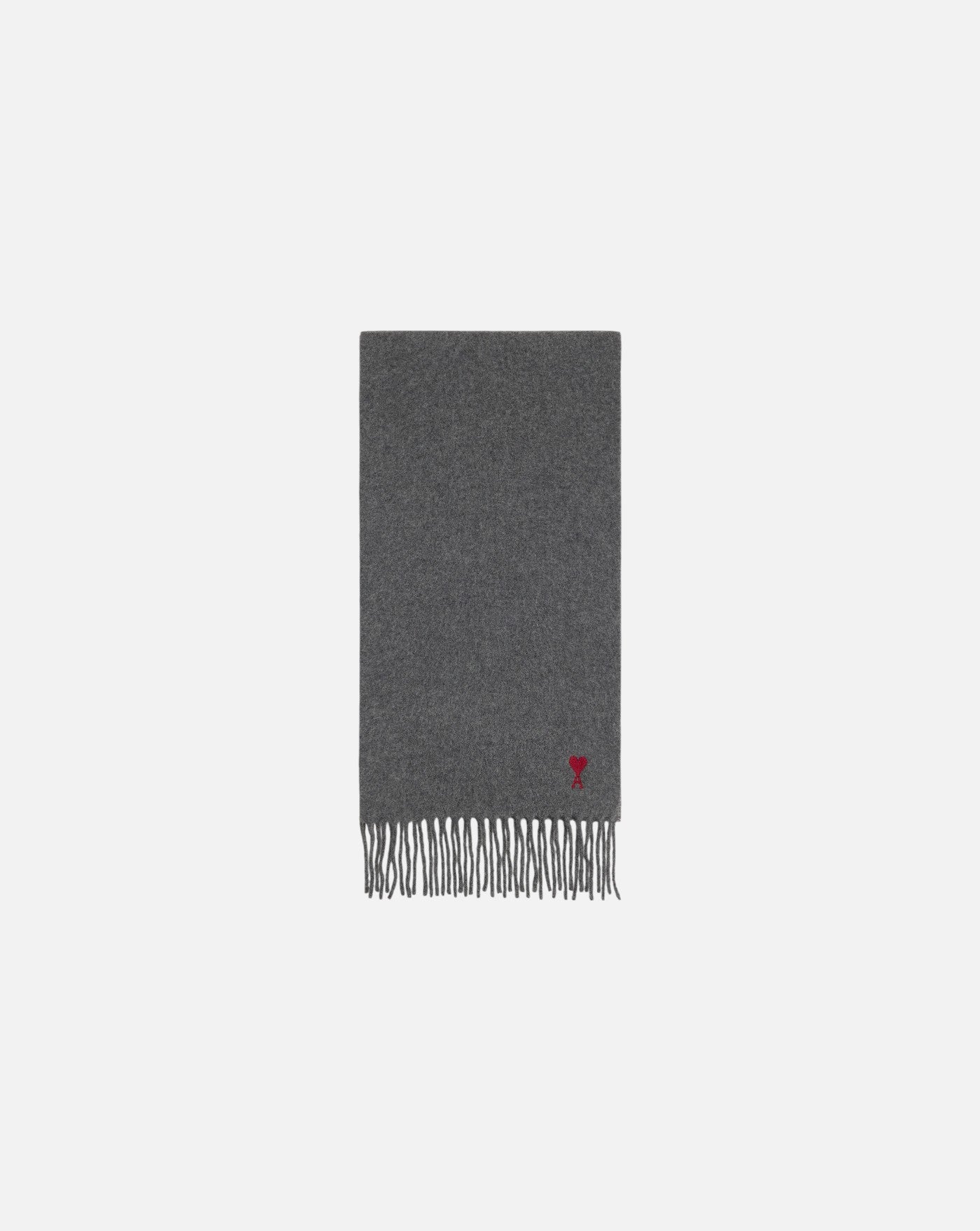 Bufanda Ami Paris Quota Wool Scarf with Red USF705 AW0047 A189 AMI PARIS
