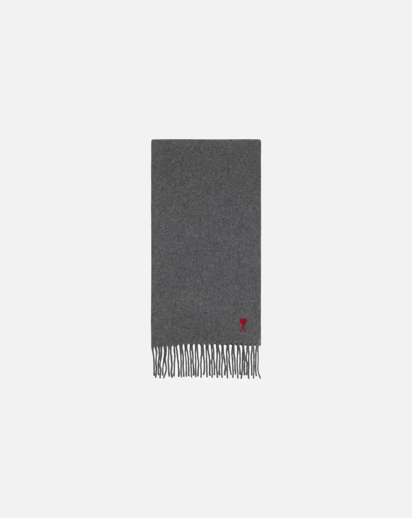 Bufanda Ami Paris Quota Wool Scarf with Red USF705 AW0047 A189 AMI PARIS