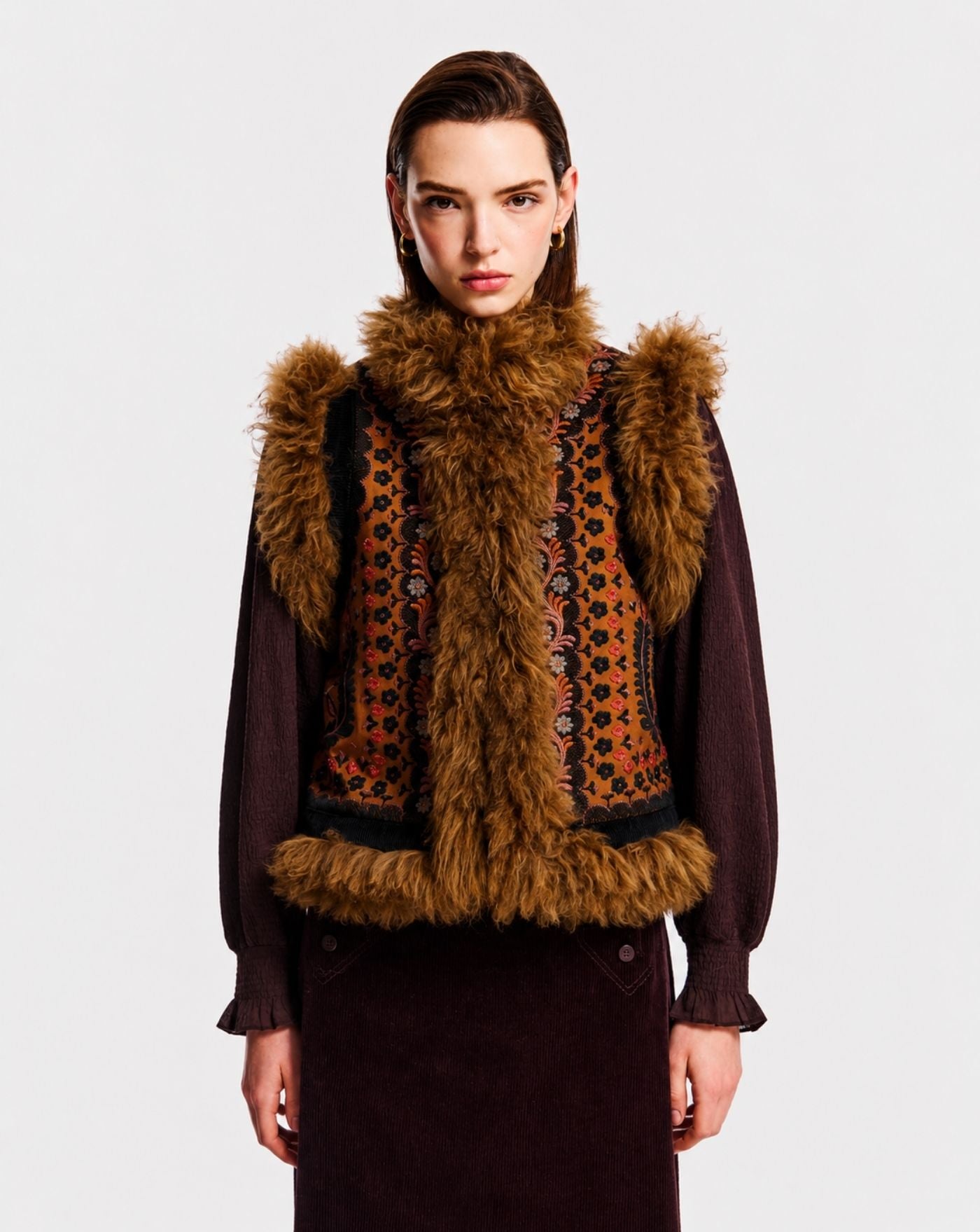Chaleco Antik Batik Ivan Gilet IVAN1GIL CAMEL ANTIK BATIK