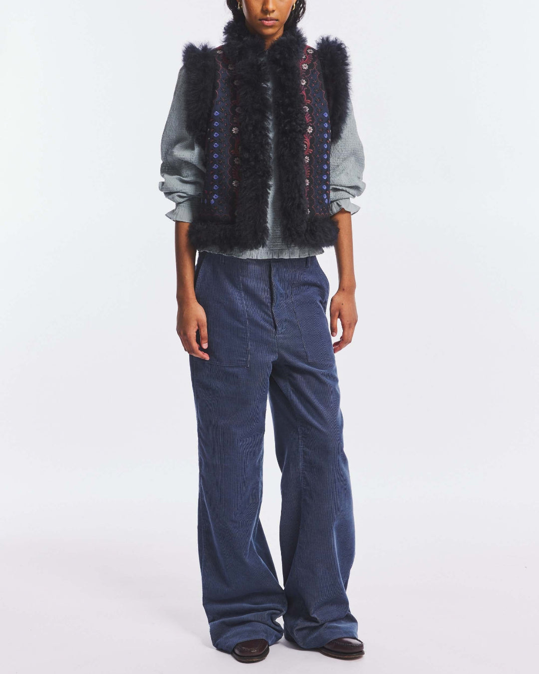 Chaleco Antik Batik Ivan Gilet IVAN1GIL NAVY ANTIK BATIK