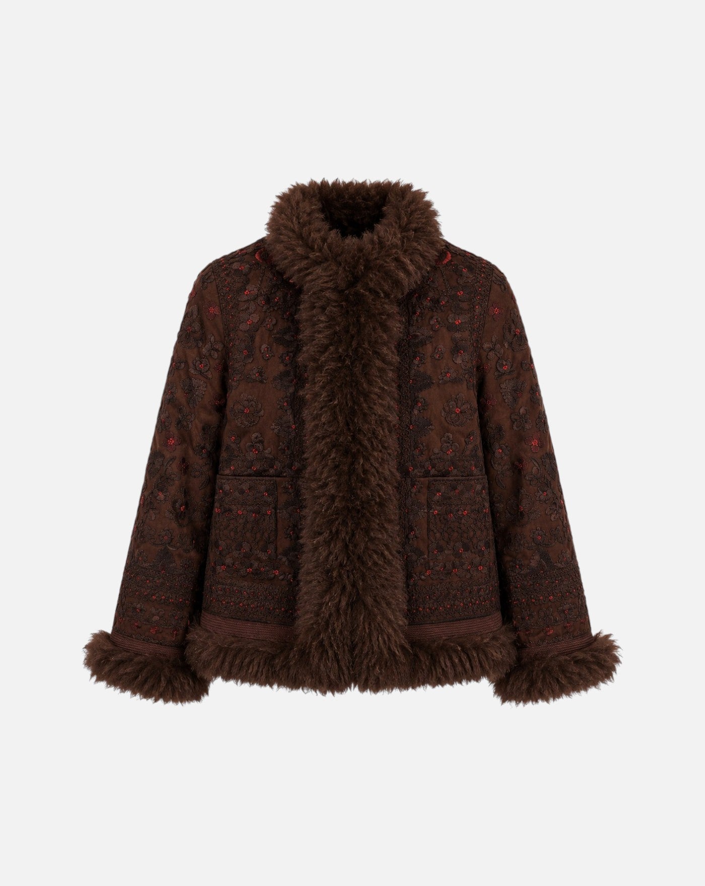 Chaqueta Andik Batik Sando Jacket SANDO1JKT CHOCOLAT ANTIK BATIK