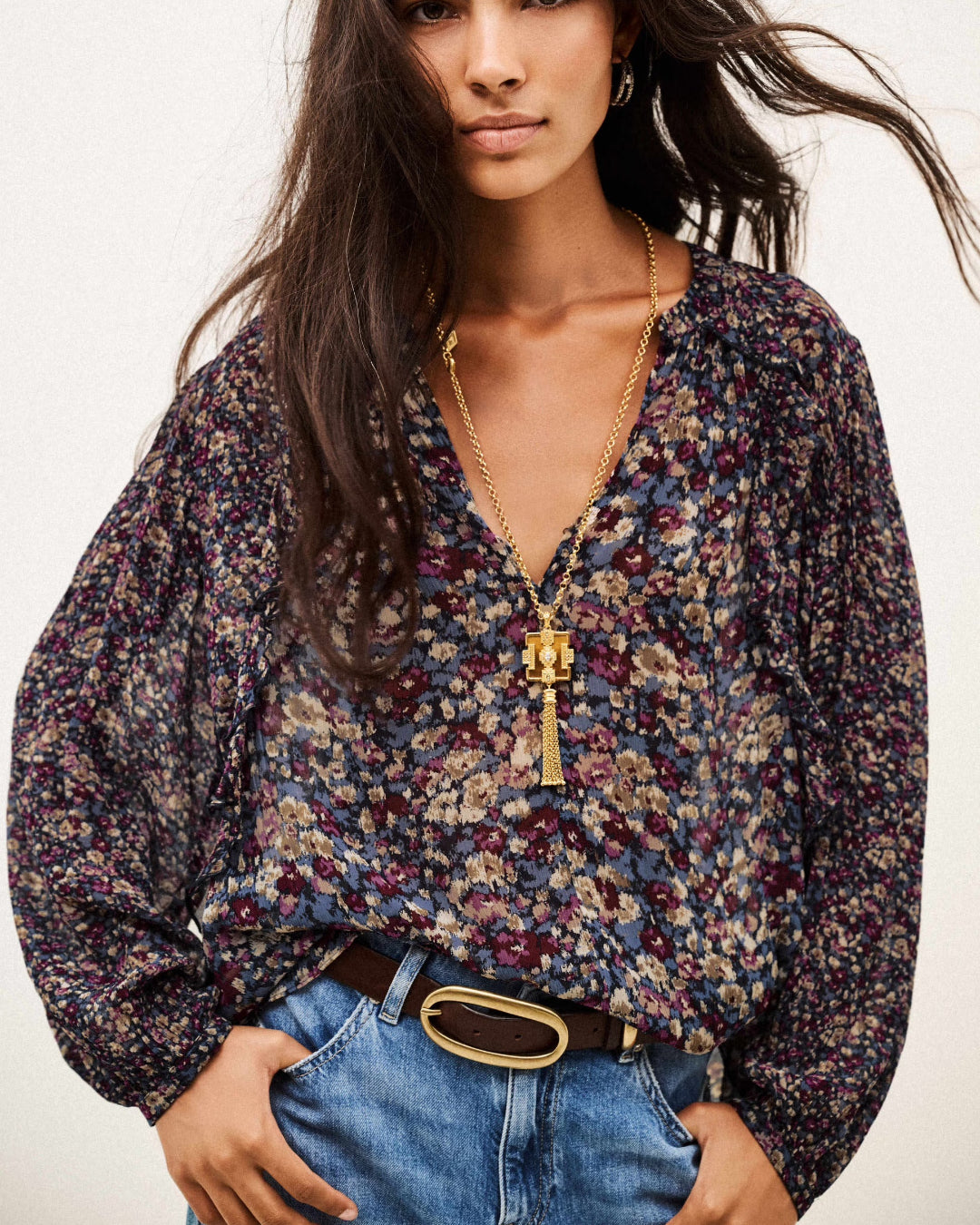 Blusa Ba&sh Kross<BR/> 1H26KROS 0110 BA&SH