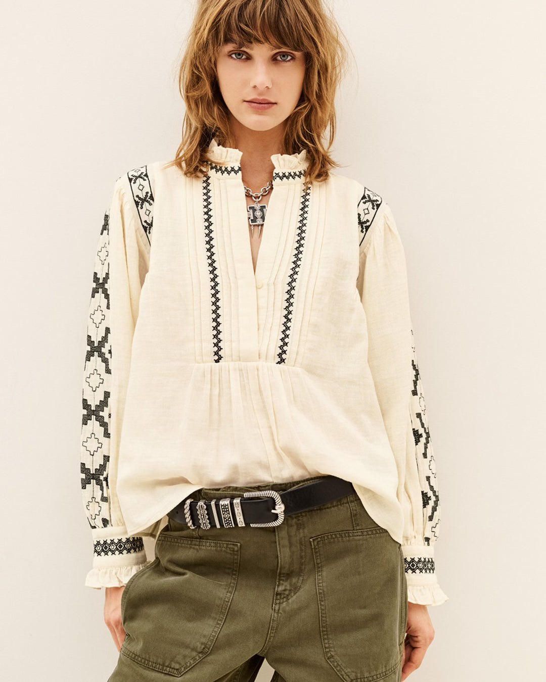 Blusa Ba&sh Pidma<BR/> 1H26PIDM 0101 BA&SH