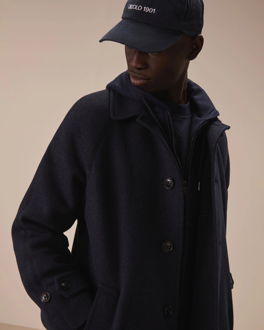 Abrigo Circolo 1901 Coat Ranglan CN5503 003 CIRCOLO 1901
