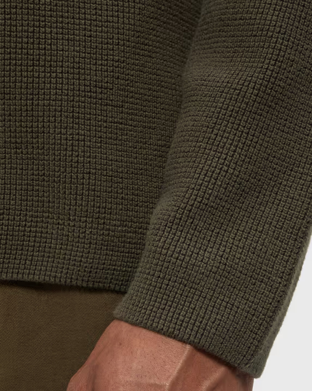 Jersey C.P. Company Waffle Knit Cotton Crewneck Lens Sweater 21CMKN057A110754A 683 C.P. COMPANY