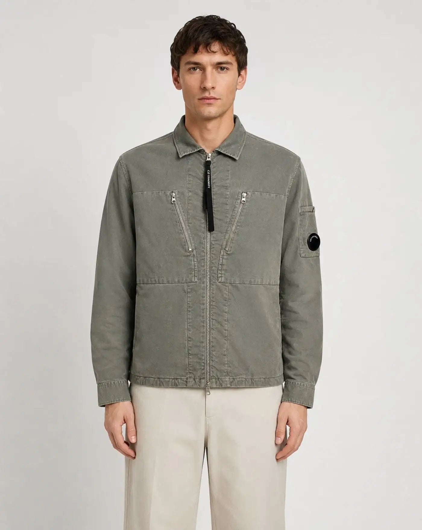 Chaqueta C.P. Company Corduroy Zipped Lens Overshirt 21CMOS149A006410O 936 C.P. COMPANY
