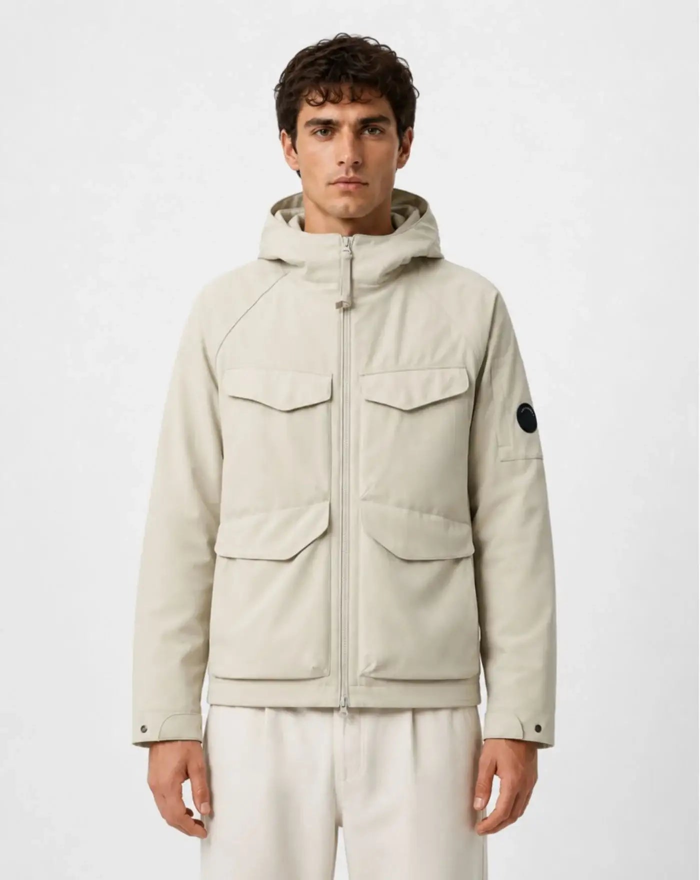 Chaqueta C.P. Company Shell-R Padded Hooded Lens 21CMOW004A006097A 888 C.P. COMPANY