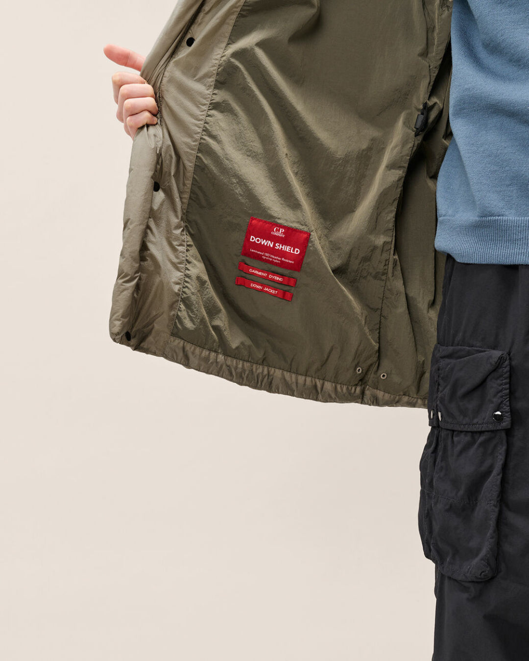 Chaqueta C.P. Company Outwear Long Jacket In Down Shield 21CMOW217A110655G 356 C.P. COMPANY