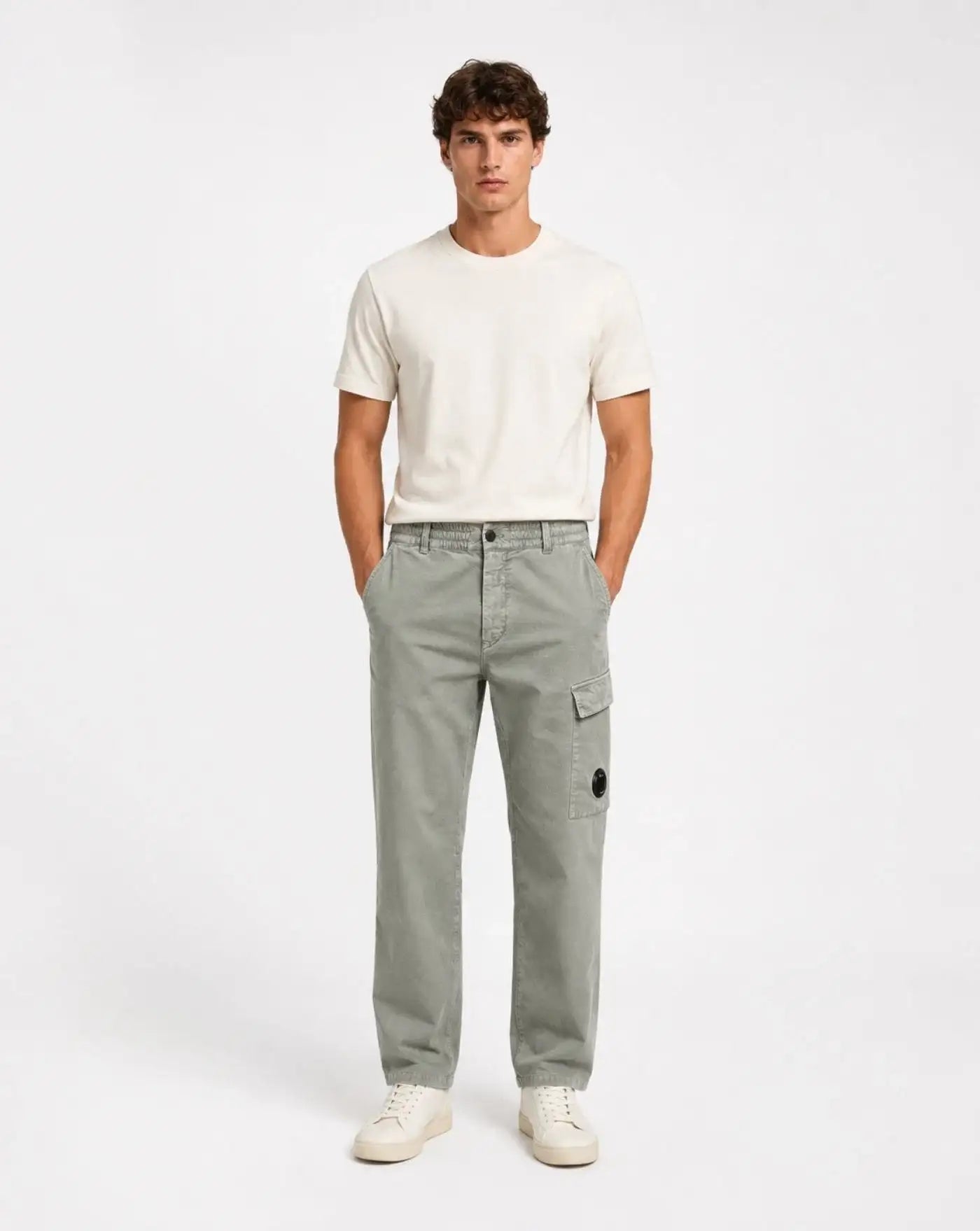 Pantalones C.P. Company Corduroy Regular Cargo 21CMPA108A006410O 936 C.P. COMPANY