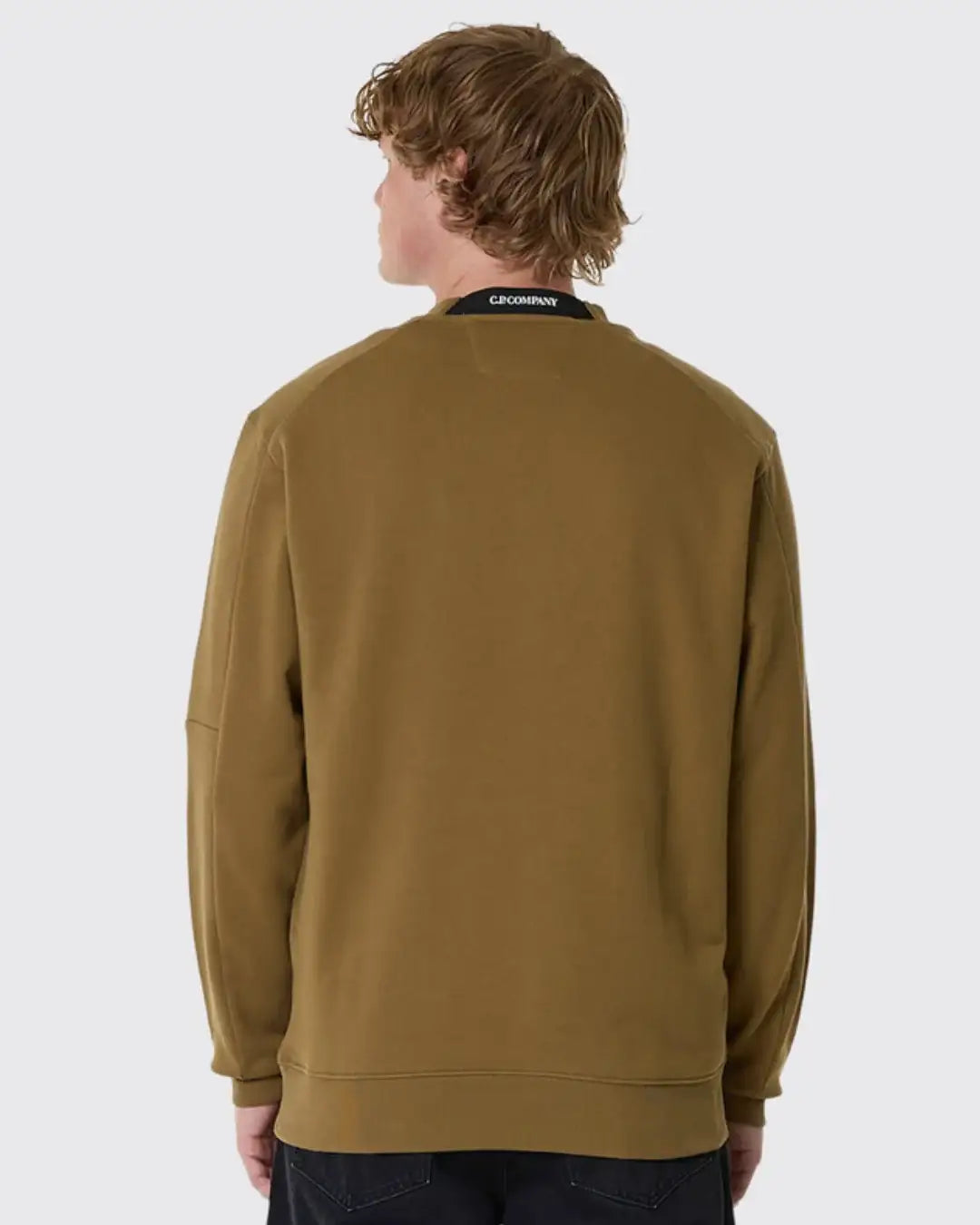 Sudadera C.P. Company Diagonal Raised Fleece Crewneck Lens 21CMSS713A 005086W 683 C.P. COMPANY