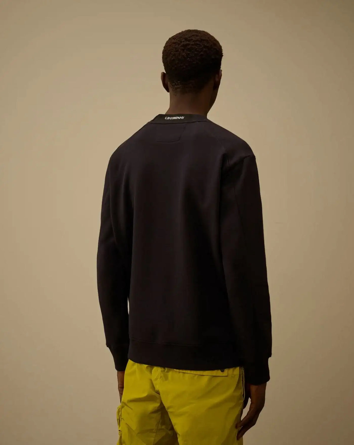 Sudadera C.P. Company Diagonal Raised Fleece Crewneck Lens RCCMSS713A005086W 888 C.P. COMPANY