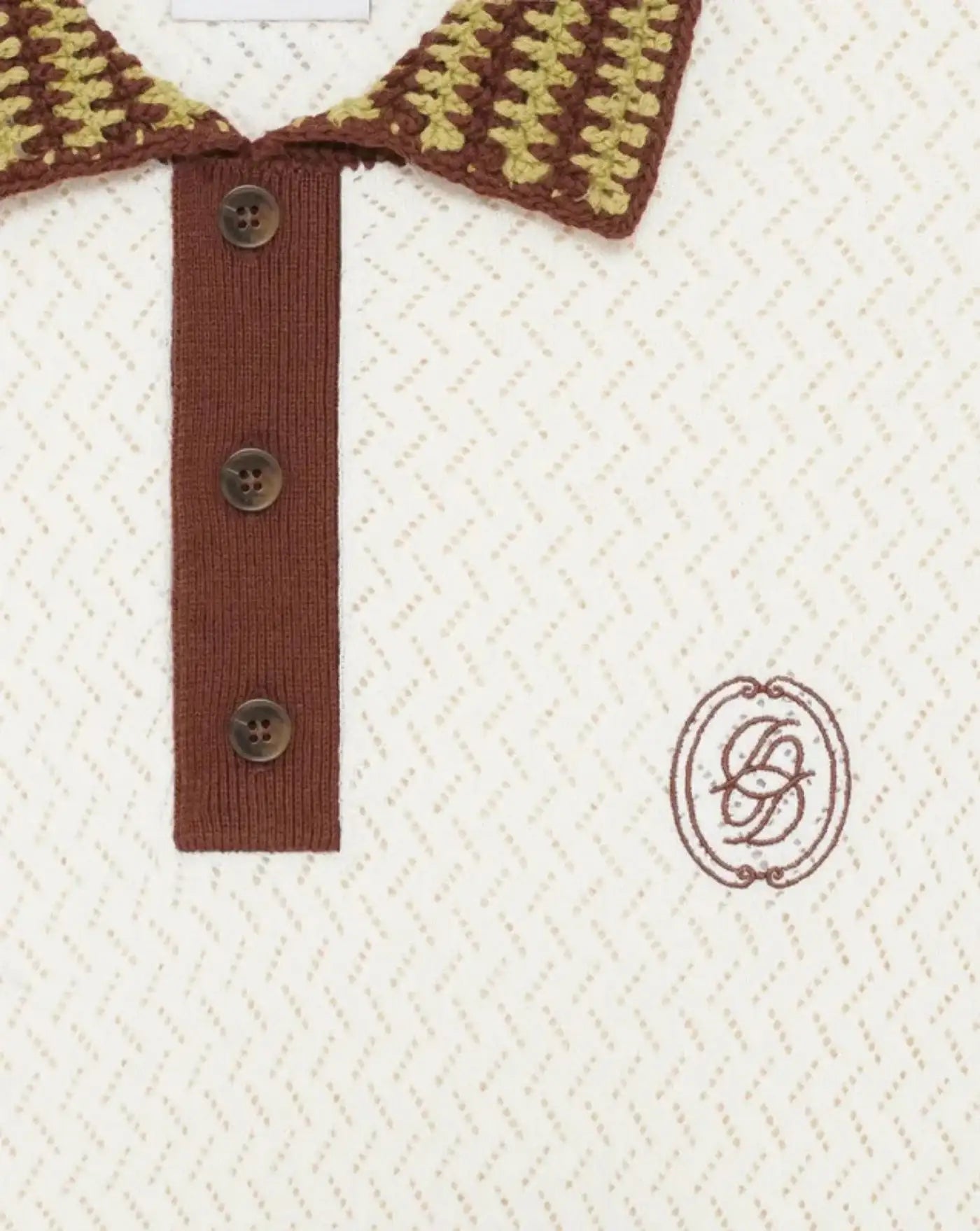 Polo Drole de Monsieur Maille Ajoure D Miroir PO206 CO292 OW DROLE DE MONSIEUR
