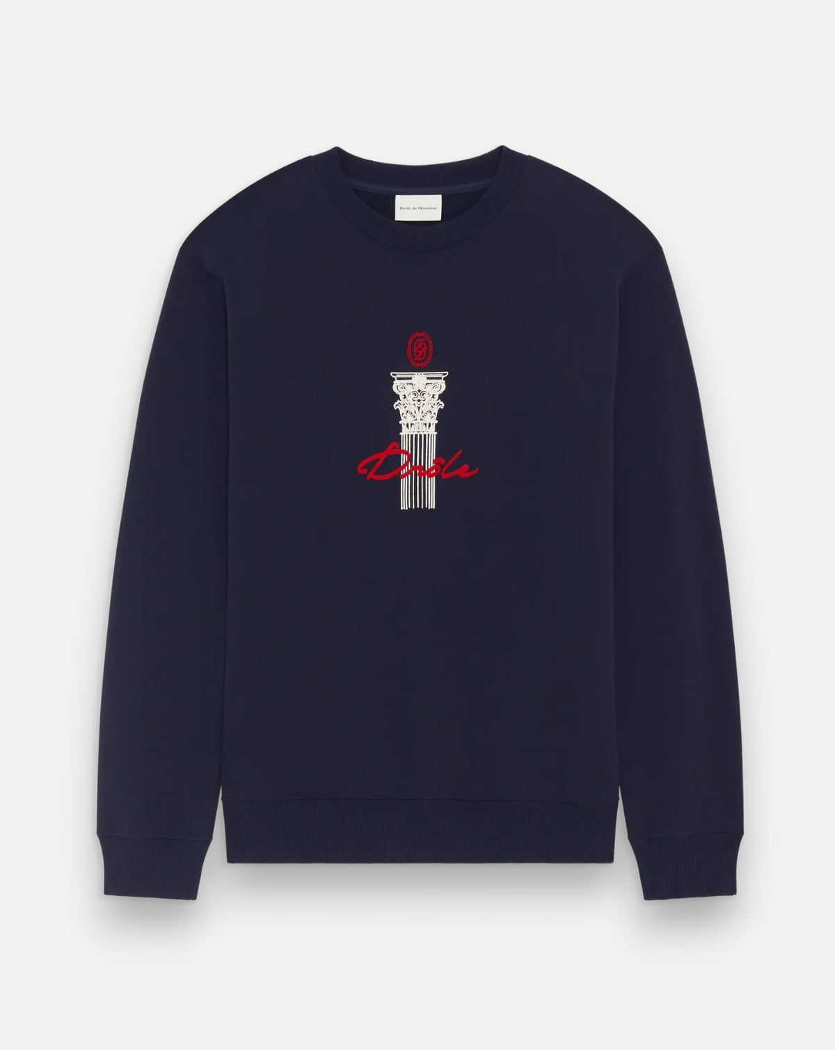 Sudadera Drole de Monsieur Drôle Column Printed SW221 CO127 NAVY DROLE DE MONSIEUR