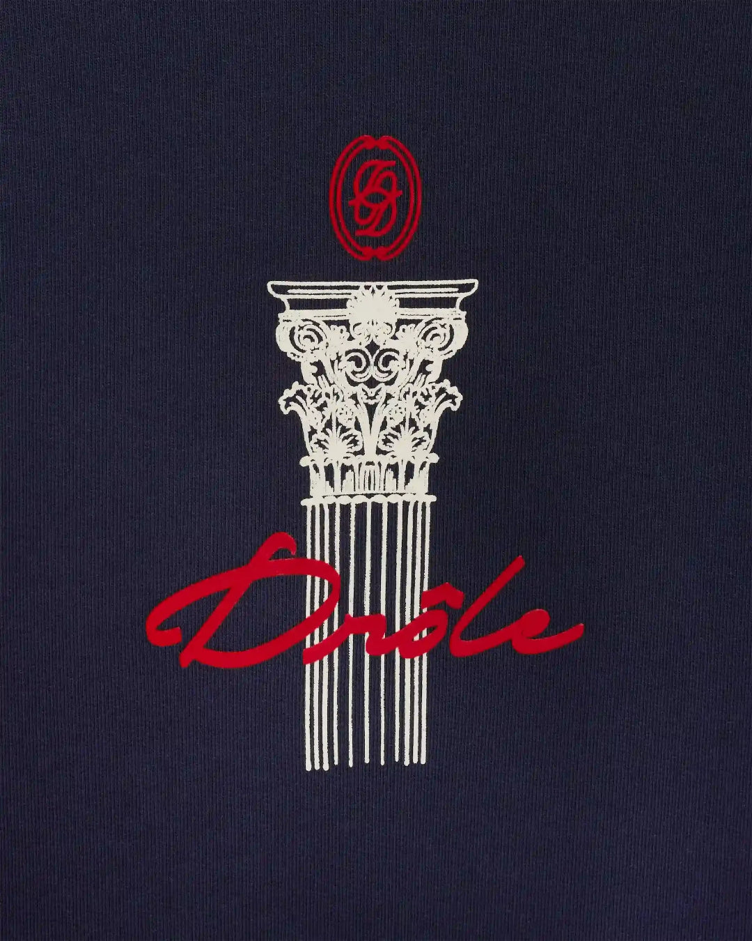 Sudadera Drole de Monsieur Drôle Column Printed SW221 CO127 NAVY DROLE DE MONSIEUR