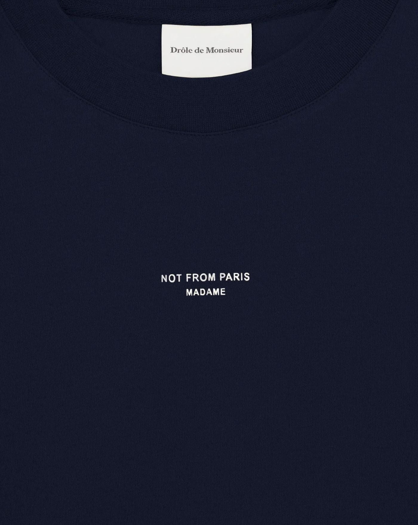 Camiseta Drole de Monsieur Classic Slogan T-shirt TS202 CO002 NY DROLE DE MONSIEUR