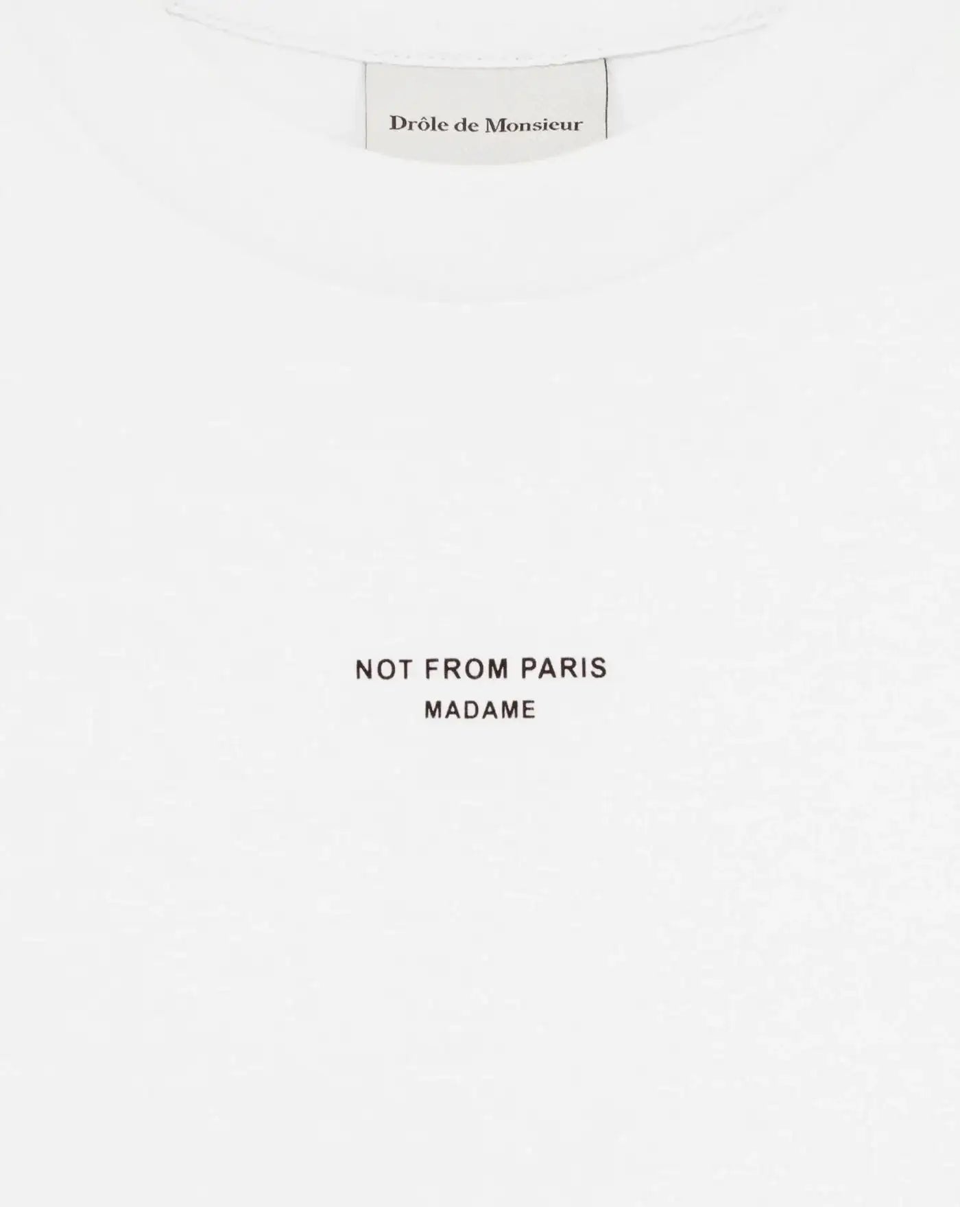Camiseta Drole de Monsieur Classic Slogan T-shirt TS202 CO002 OPW DROLE DE MONSIEUR