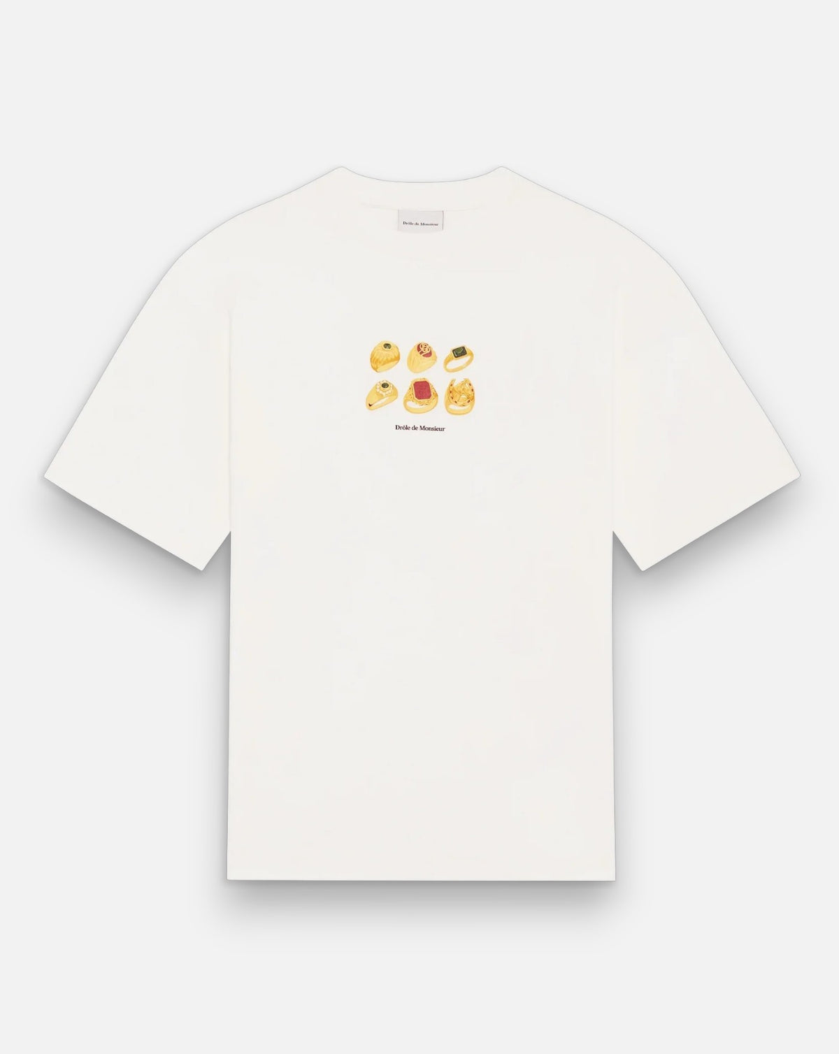 Camiseta Drole de Monsieur Rings TS341 CO002 OFF WHITE DROLE DE MONSIEUR