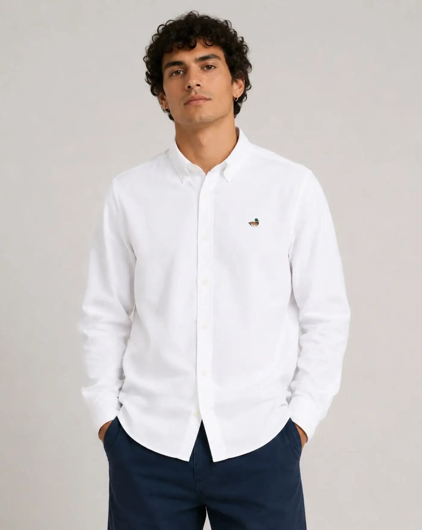 Camisa Edmmond Oxford Duck 3261001000 PLAIN WHITE EDMMOND