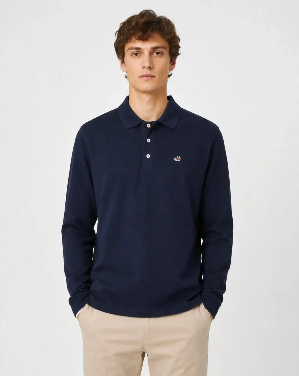 Polo Edmmond Duck LS 3262001590 PLAIN NAVY EDMMOND