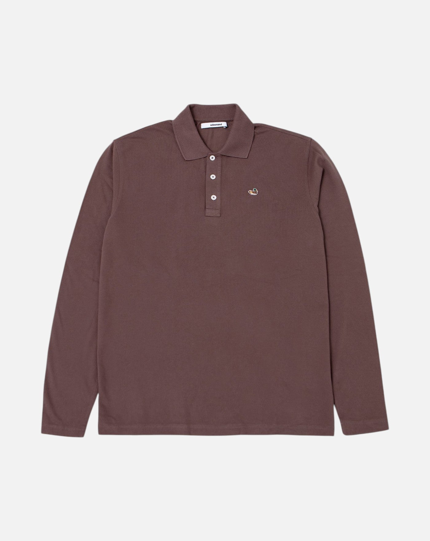 Polo Edmmond Duck LS 3262001790 PLAIN CHOCOLATE EDMMOND