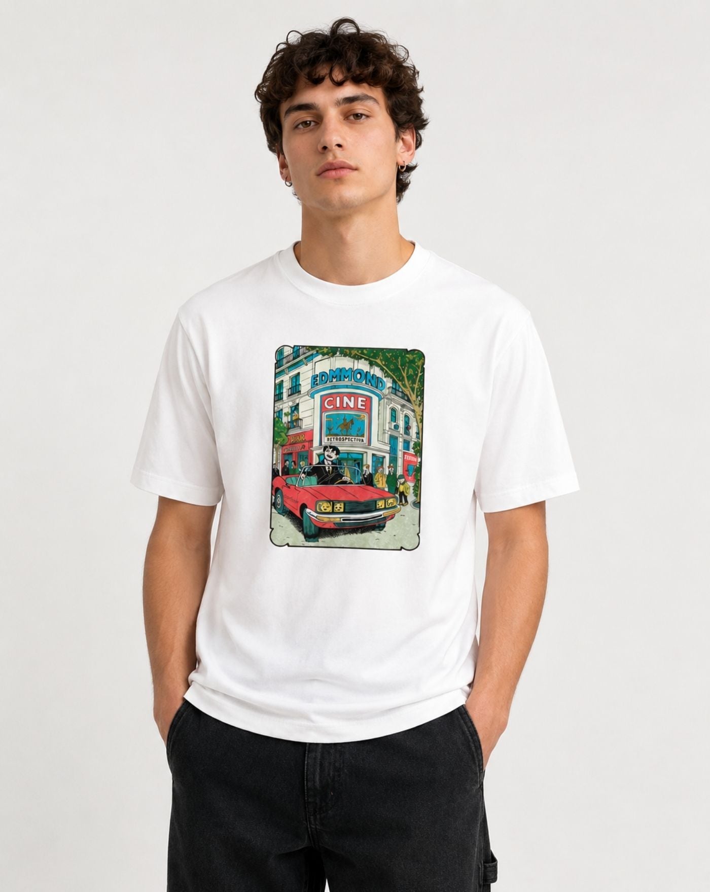Camiseta Edmmond Retrospectiva 3263013000 PLAIN WHITE EDMMOND
