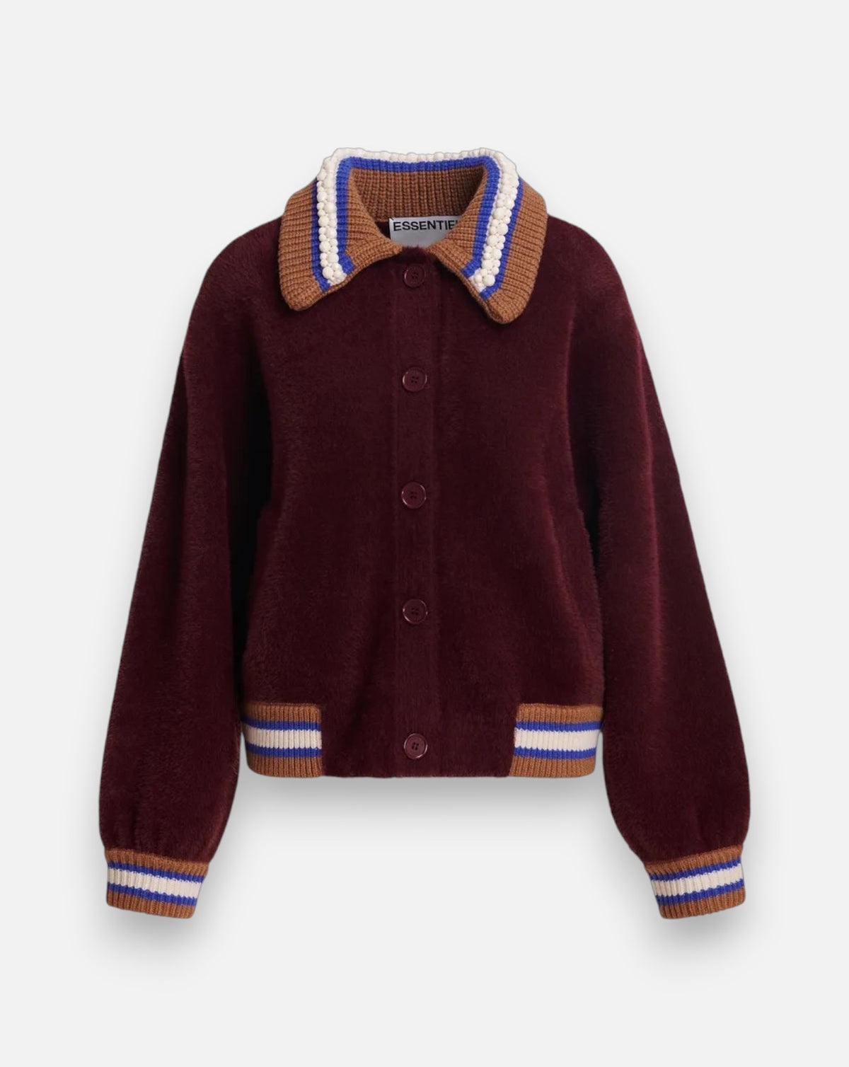 Chaqueta Essentiel Antwerp Kamore Knit Jacket With Collar KAMORE K2WN ESSENTIEL ANTWERP
