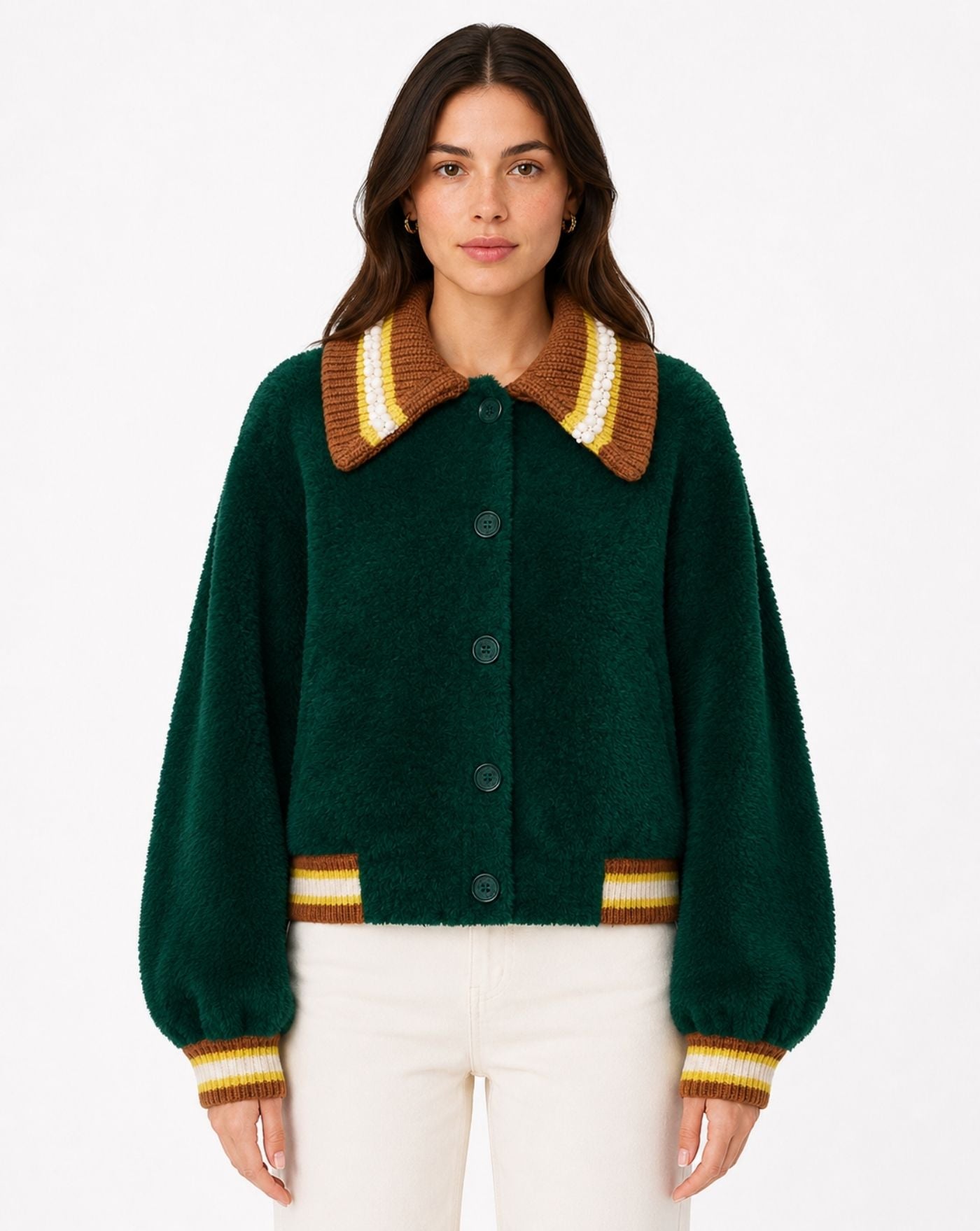 Chaqueta Essentiel Antwerp Kamore Knit Jacket With Collar KAMORE K2WN ESSENTIEL ANTWERP