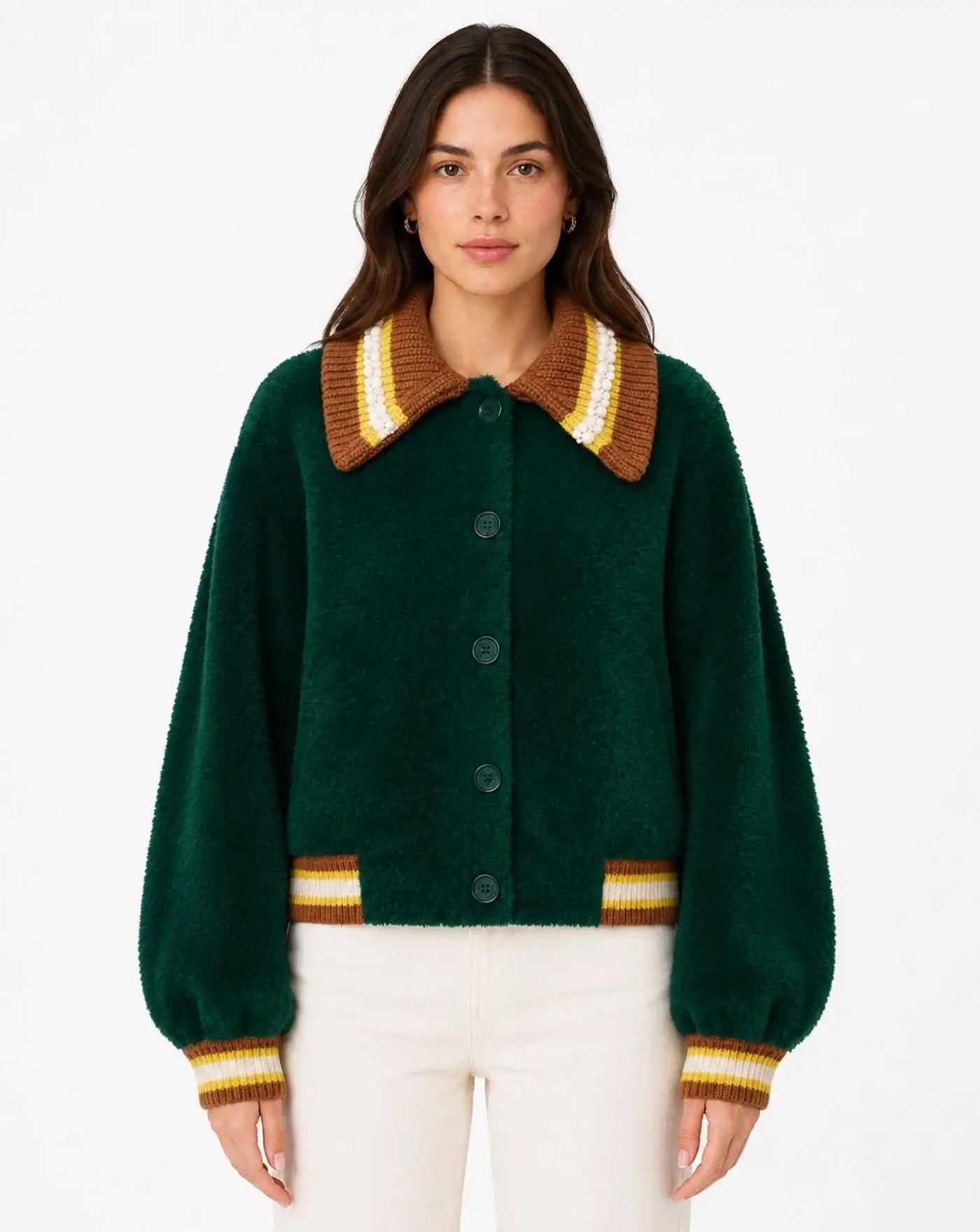 Chaqueta Essentiel Antwerp Kamore Knit Jacket With Collar KAMORE K2WN ESSENTIEL ANTWERP