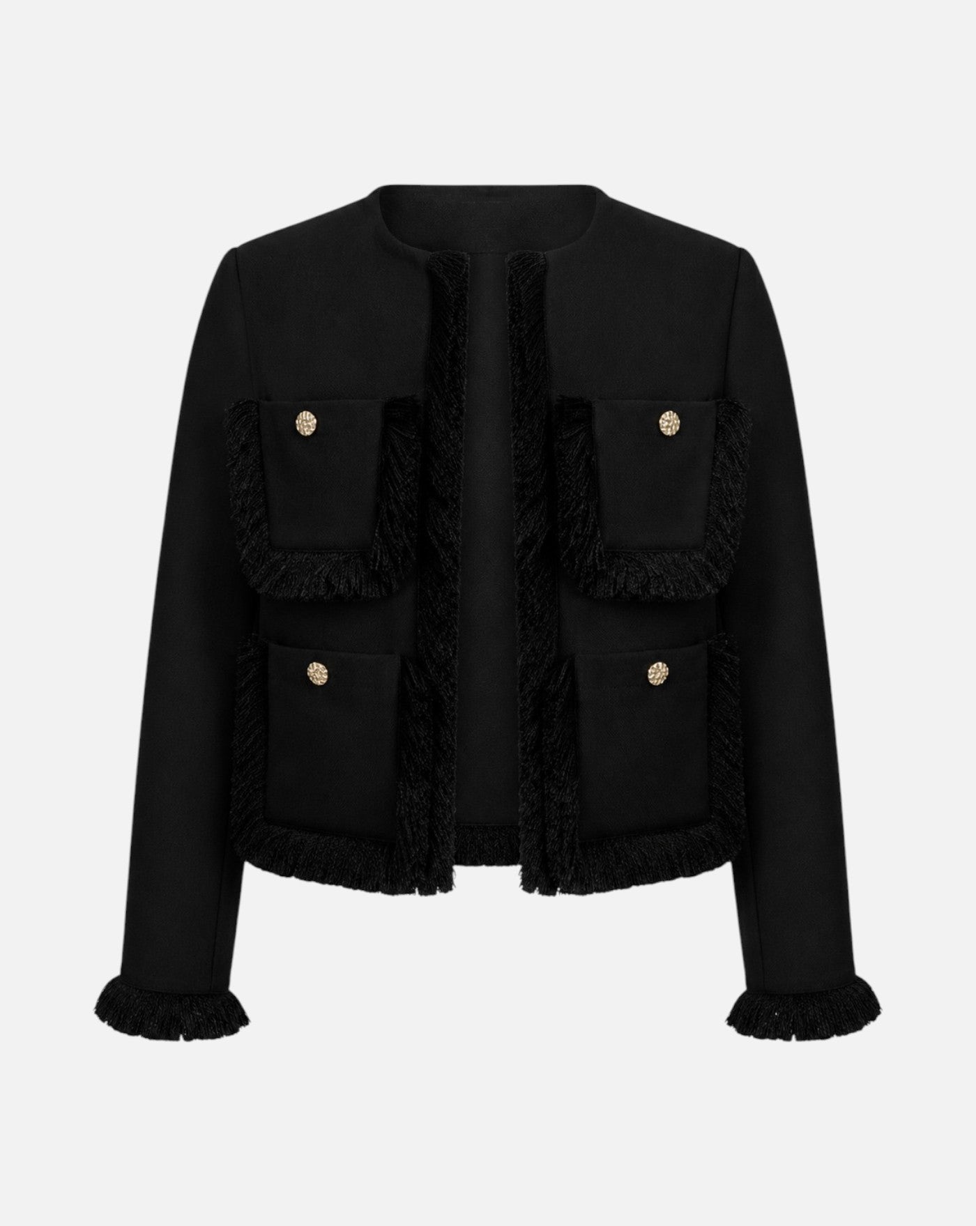 Chaqueta Essentiel Antwerp Kinetic Fringed Jacket KINETIC BL32 ESSENTIEL ANTWERP