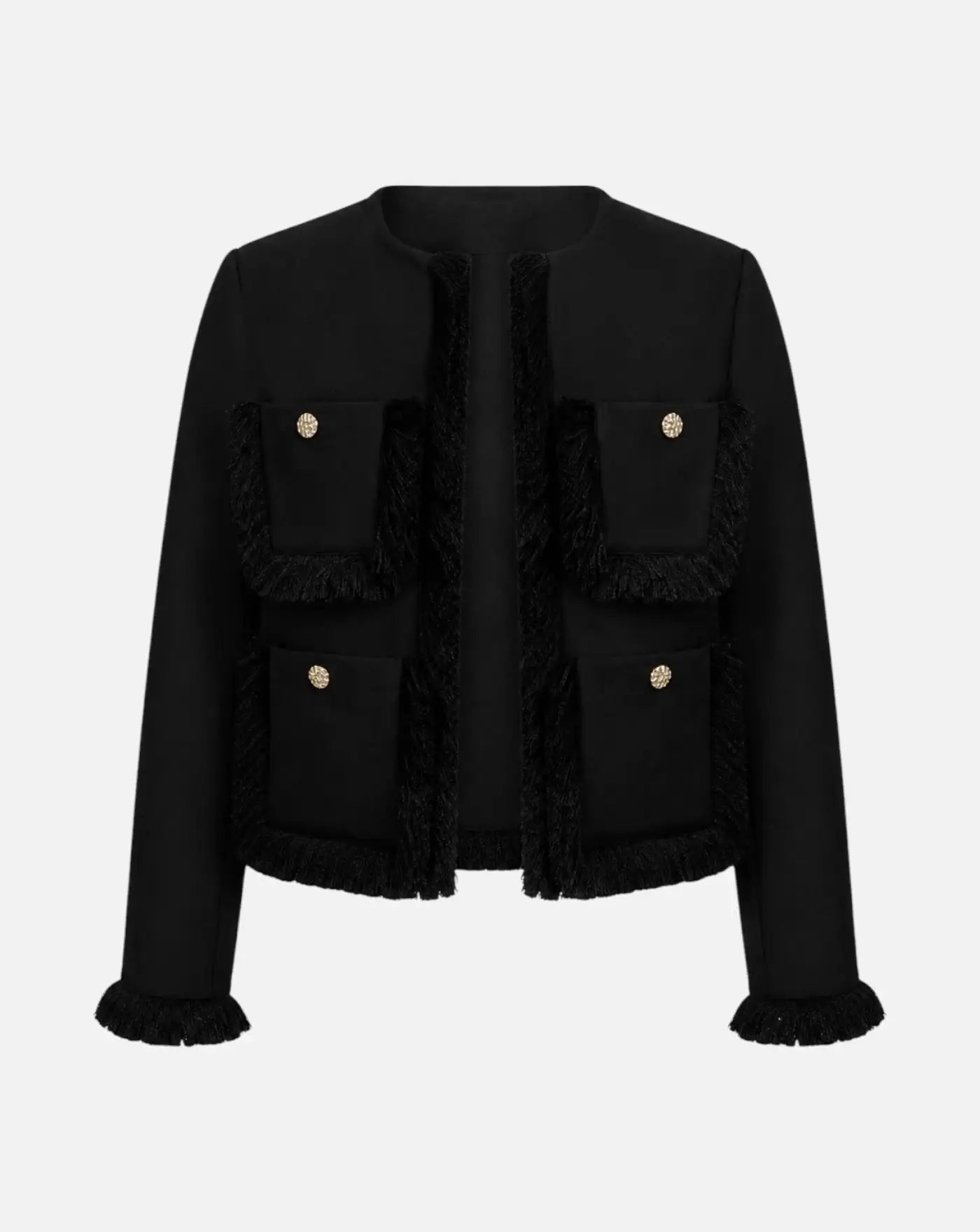 Chaqueta Essentiel Antwerp Kinetic Fringed Jacket KINETIC BL32 ESSENTIEL ANTWERP