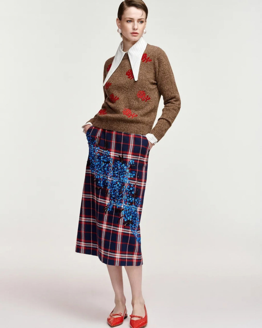 Jersey Essentiel Antwerp Korine Embroidered Pullover KORINE K2CC ESSENTIEL ANTWERP