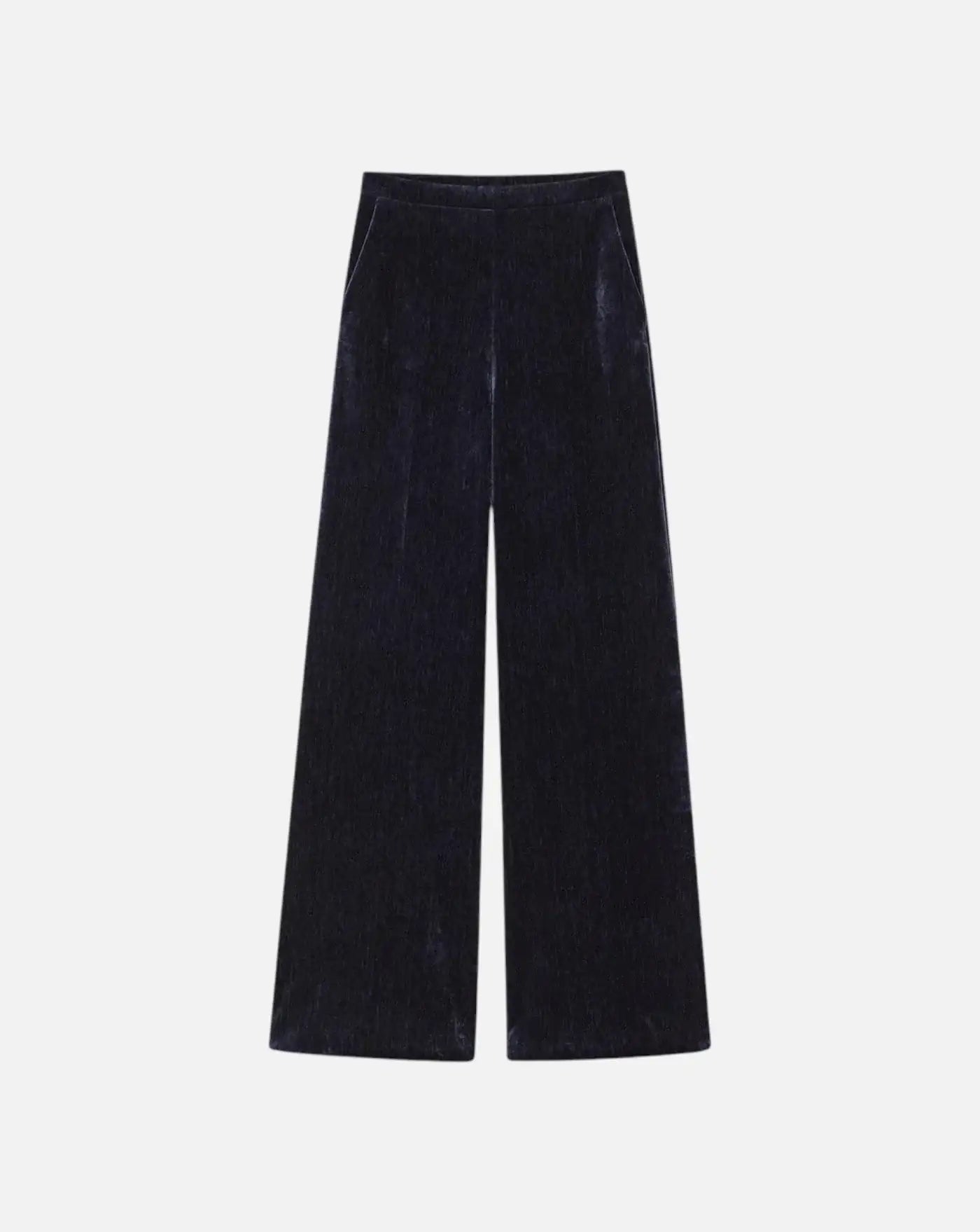 Pantalones Forte Forte Double Twill Velvet High Waist 15022 NOTTE FORTE FORTE