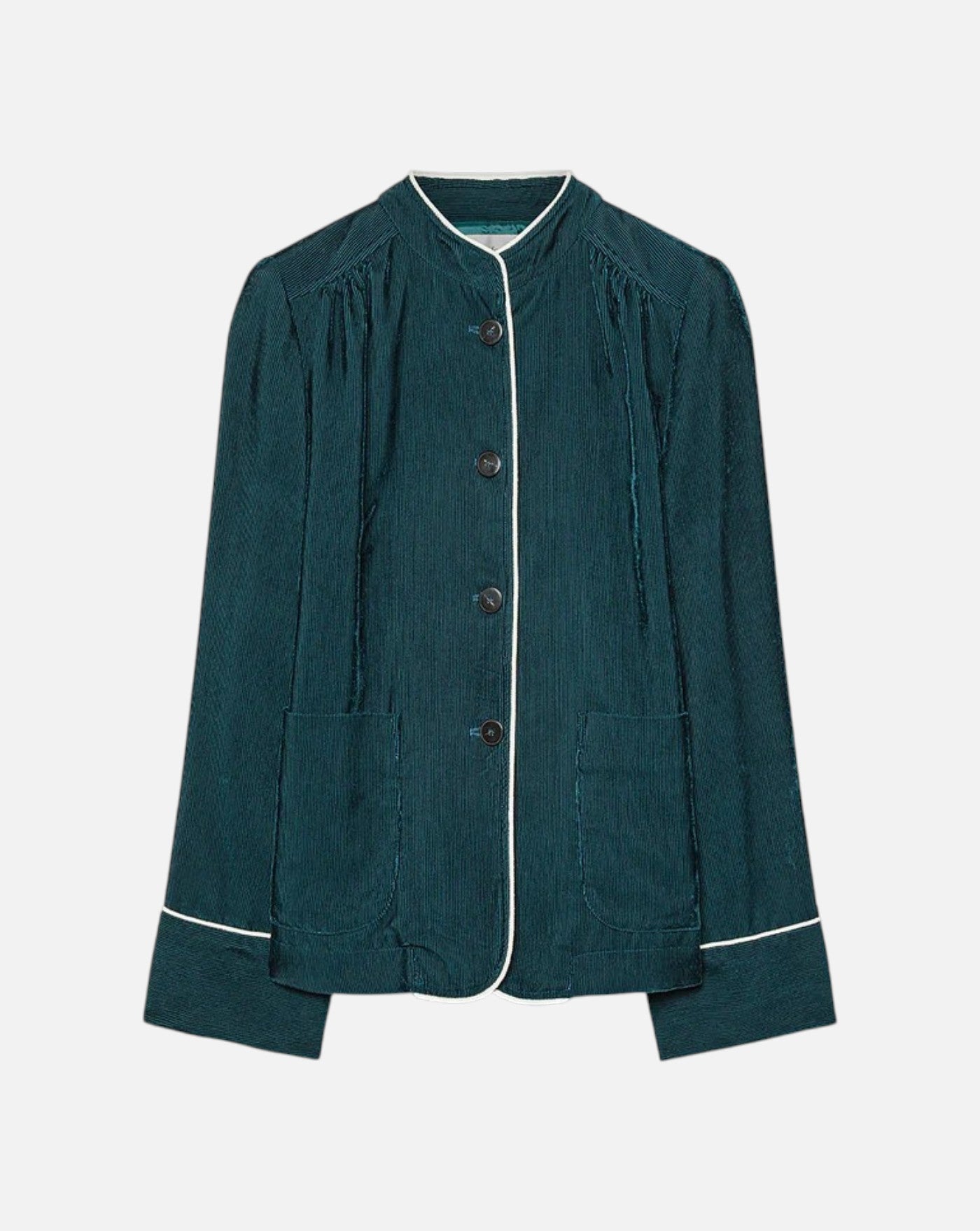 Chaqueta Forte Forte Fluid Ribbed Velvet Tang 15038 JADE FORTE FORTE