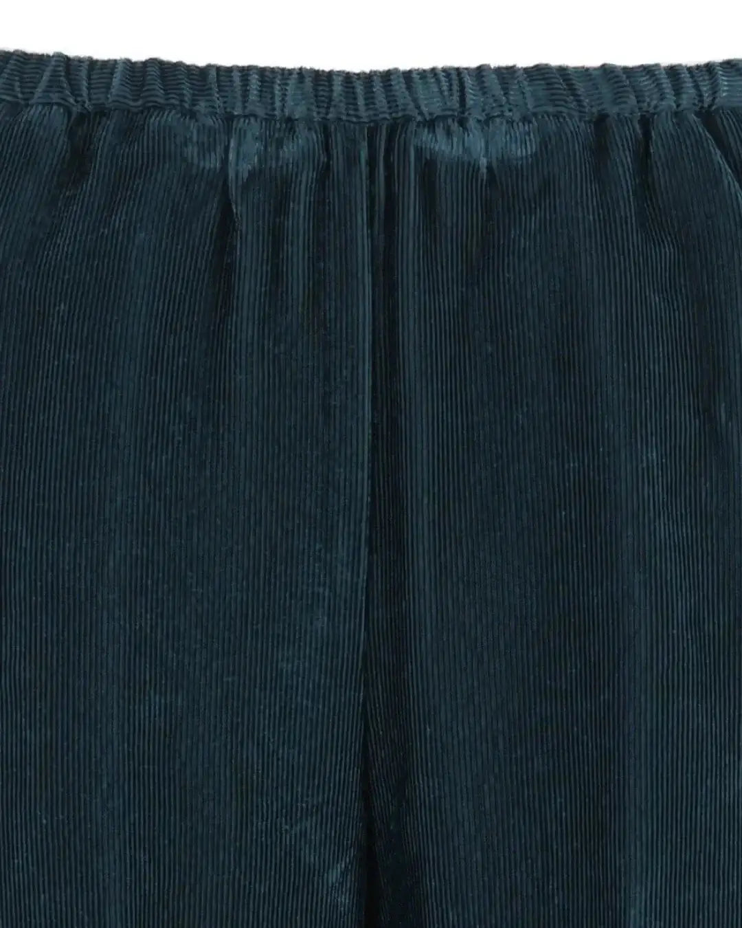 Pantalones Forte Forte Fluid Ribbed Velvet Elasticated pants 15042 JADE FORTE FORTE