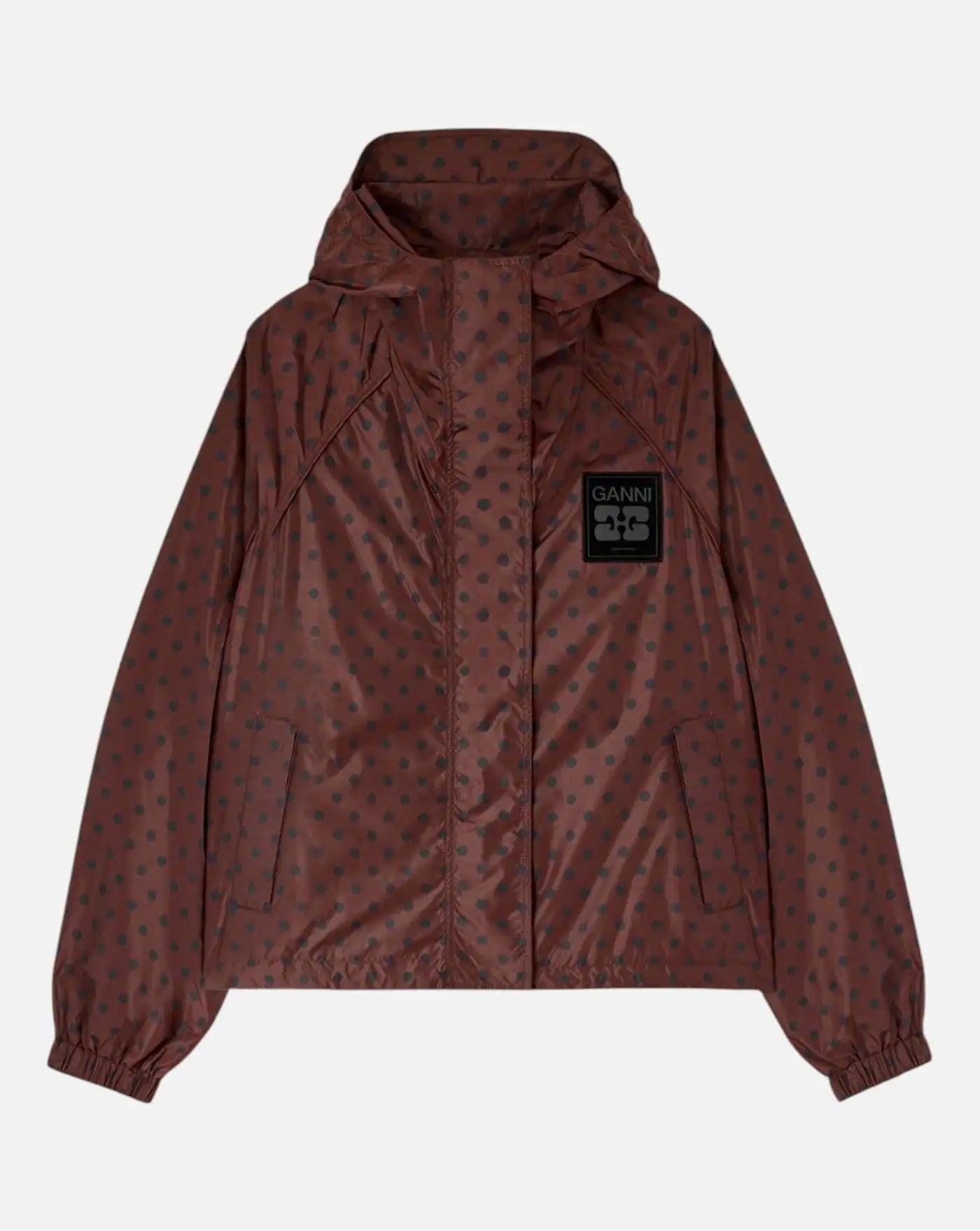 Chaqueta Ganni Printed Flyweight Nylon Jacket A1010197 979 GANNI